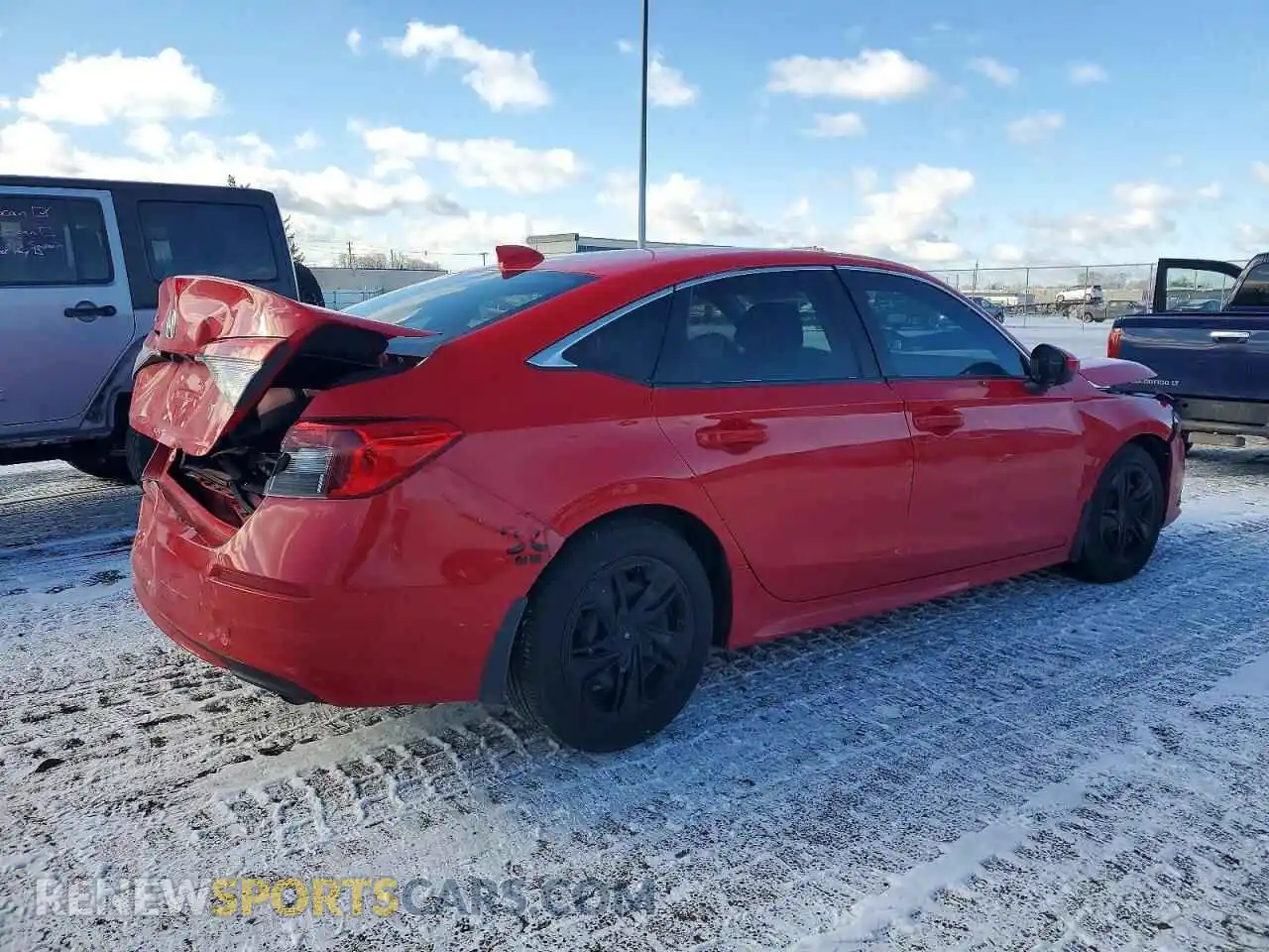3 Photograph of a damaged car 2HGFE2F28PH538436 HONDA CIVIC 2023