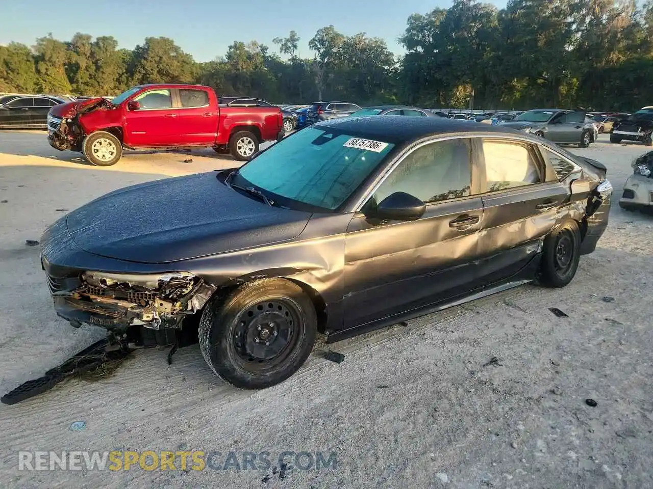 1 Photograph of a damaged car 2HGFE2F29PH535089 HONDA CIVIC 2023