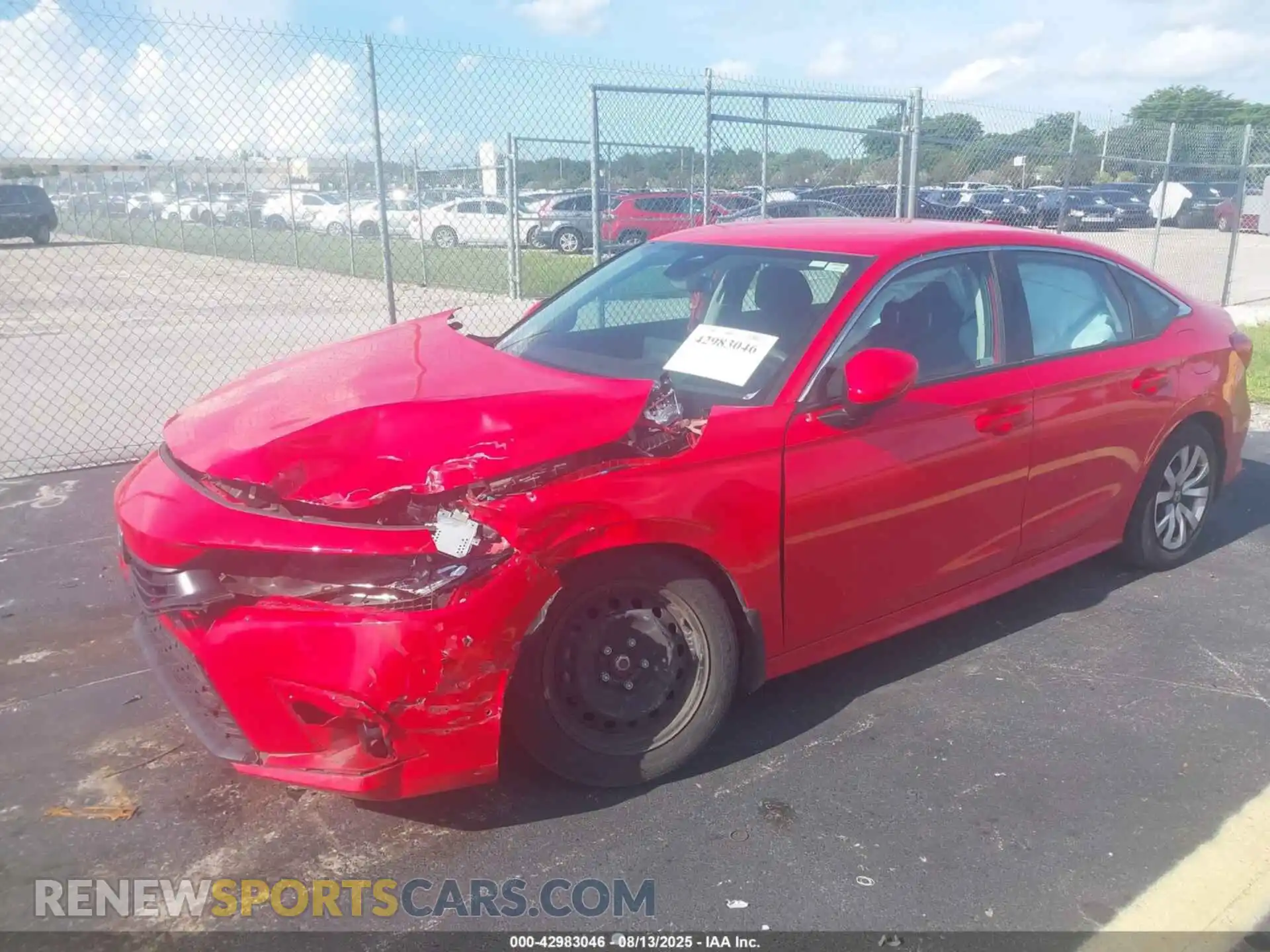 2 Photograph of a damaged car 2HGFE2F29PH558338 HONDA CIVIC 2023