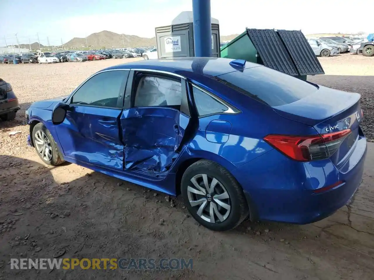 2 Photograph of a damaged car 2HGFE2F29PH568321 HONDA CIVIC 2023