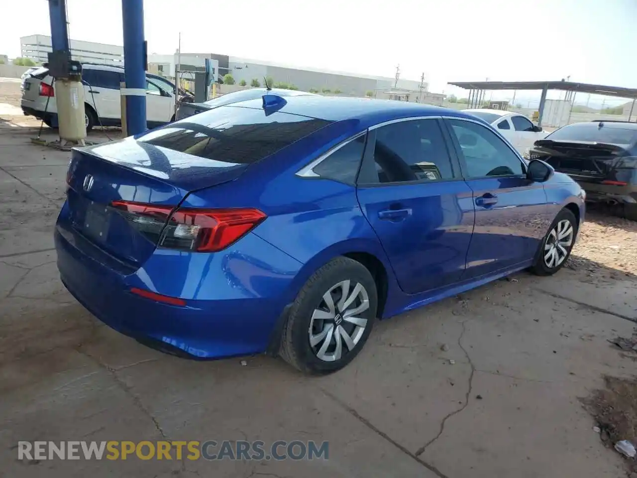 3 Photograph of a damaged car 2HGFE2F29PH568321 HONDA CIVIC 2023