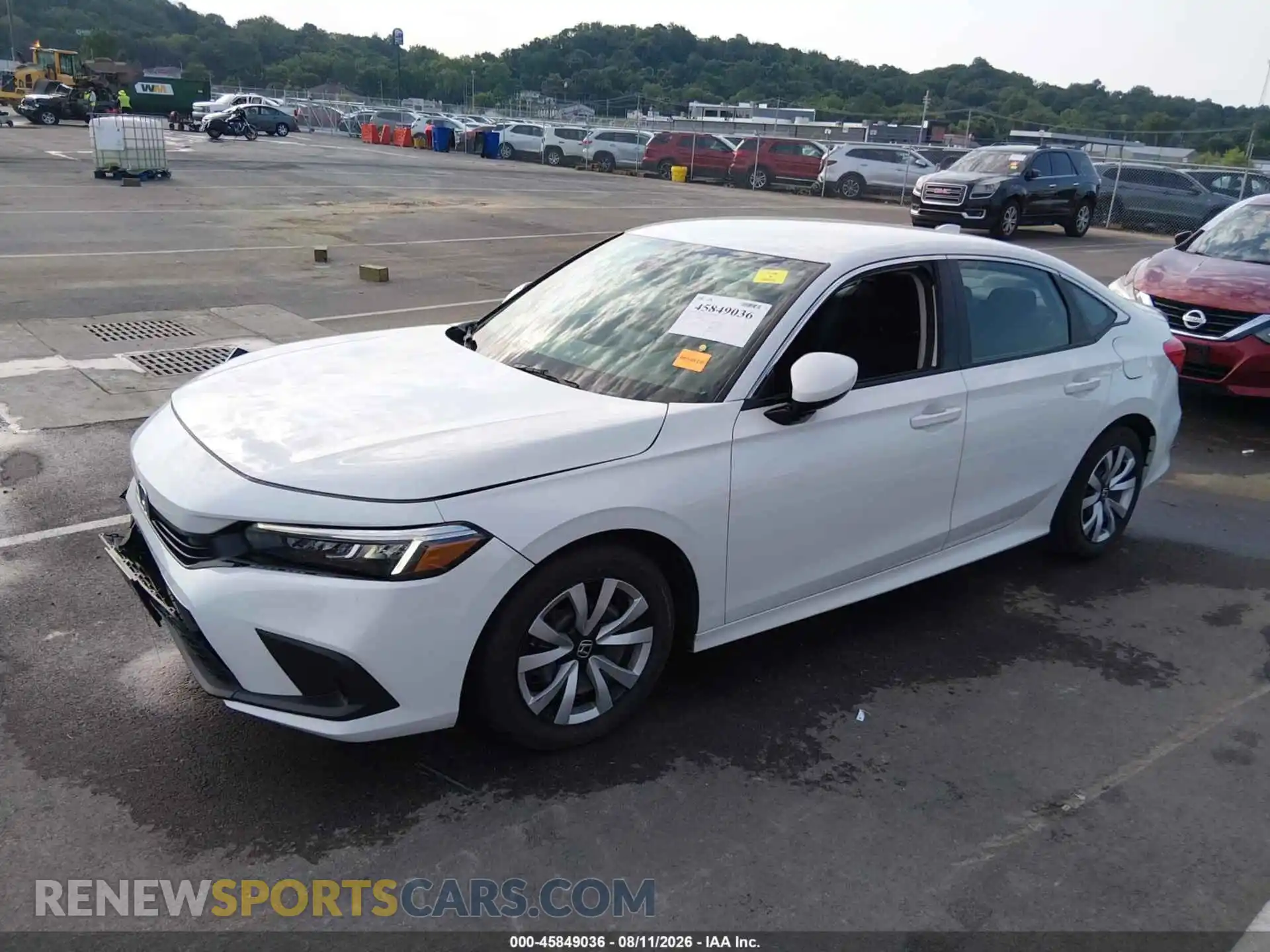2 fotografías del automóvil dañado 2HGFE2F2XPH539782 HONDA CIVIC 2023