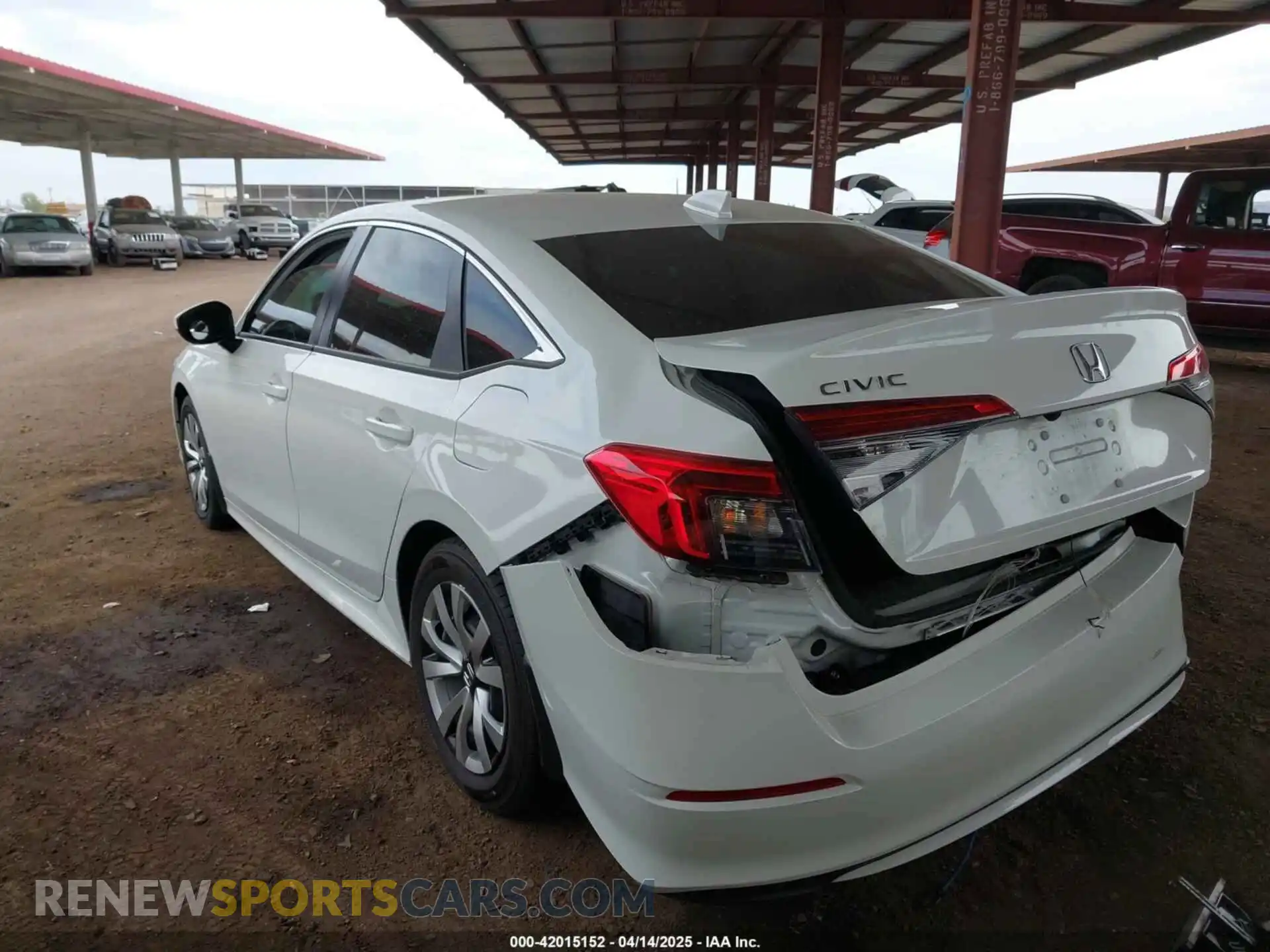 3 Photograph of a damaged car 2HGFE2F2XPH568716 HONDA CIVIC 2023