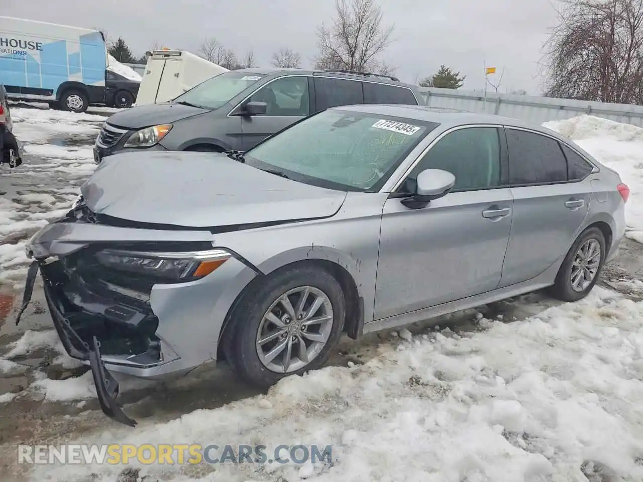 1 Photograph of a damaged car 2HGFE2F33PH102876 HONDA CIVIC 2023