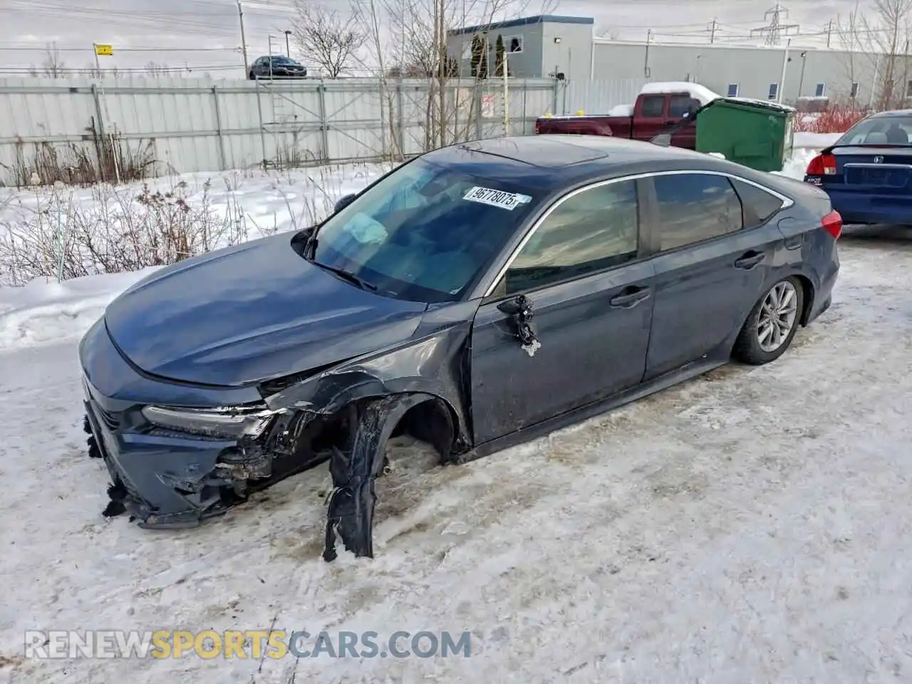 1 Photograph of a damaged car 2HGFE2F39PH109864 HONDA CIVIC 2023