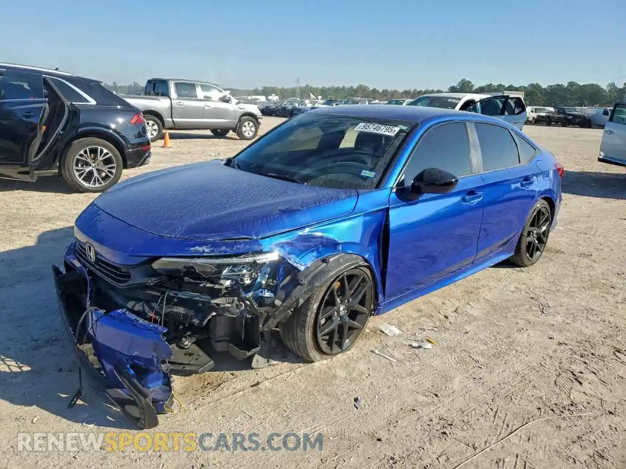 1 Photograph of a damaged car 2HGFE2F50PH502797 HONDA CIVIC 2023