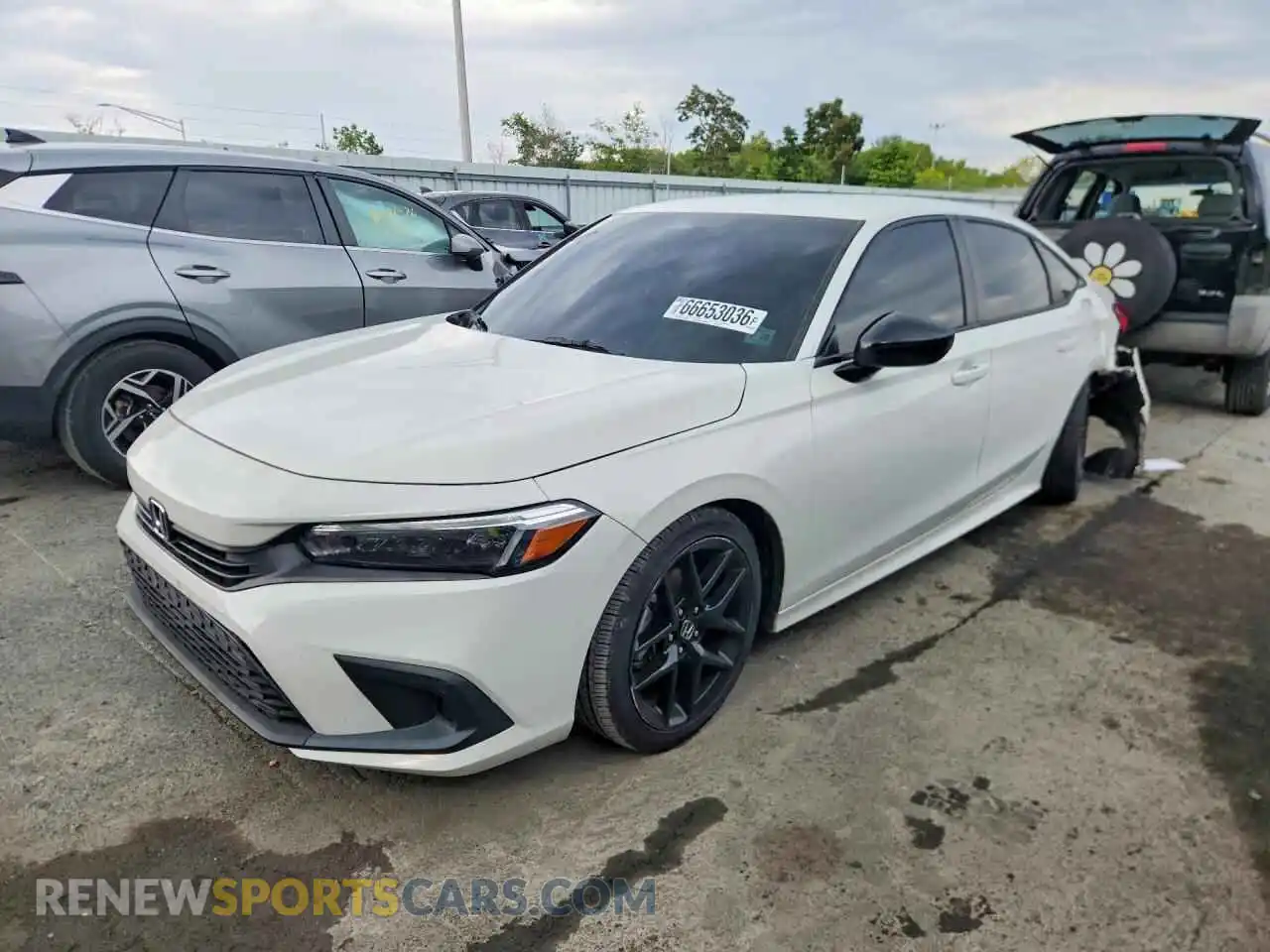 1 Photograph of a damaged car 2HGFE2F50PH513539 HONDA CIVIC 2023