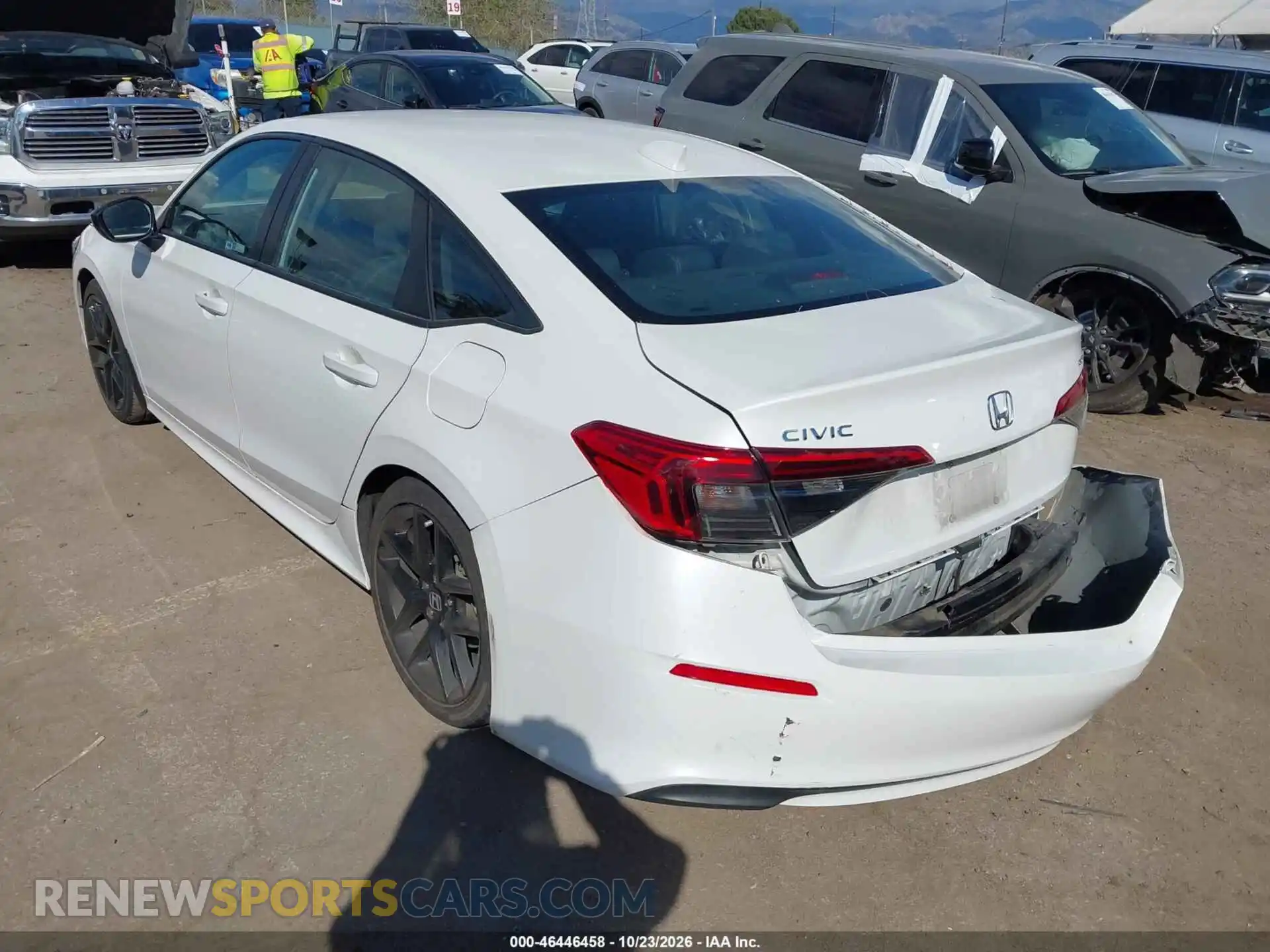 3 Photograph of a damaged car 2HGFE2F50PH528512 HONDA CIVIC 2023