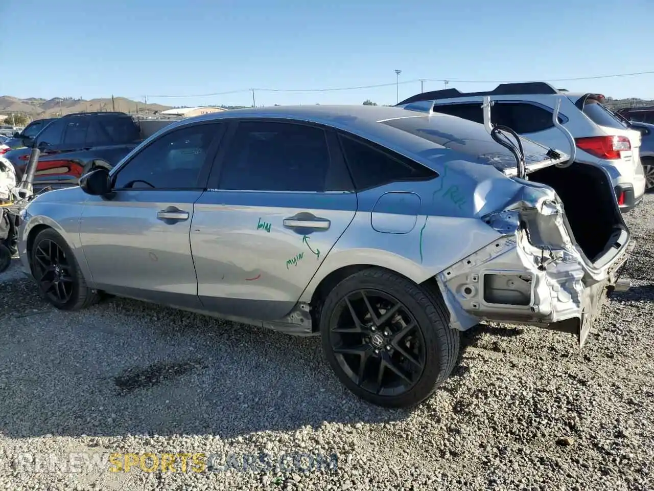 2 Photograph of a damaged car 2HGFE2F50PH556536 HONDA CIVIC 2023