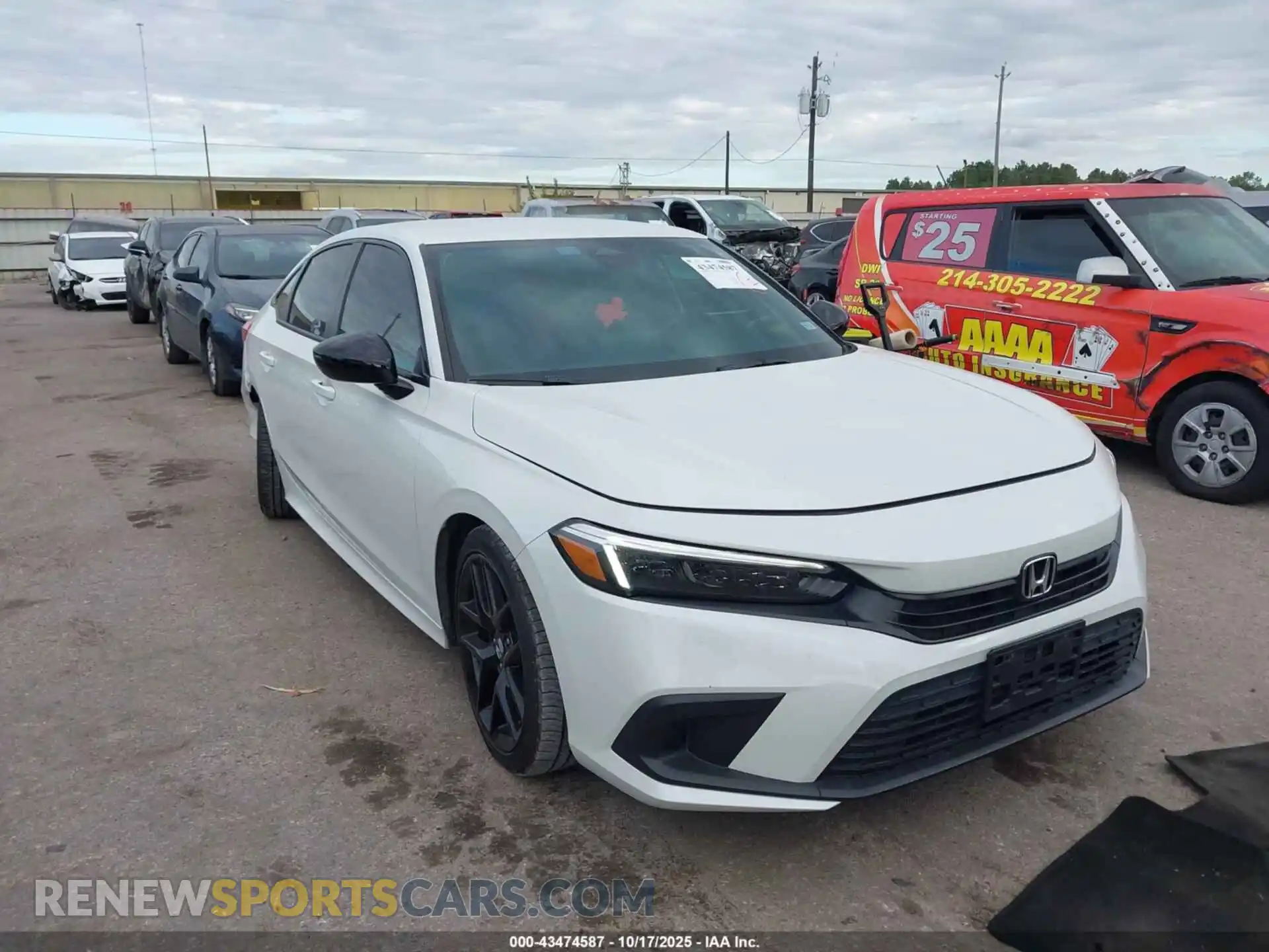 1 Photograph of a damaged car 2HGFE2F50PH558755 HONDA CIVIC 2023