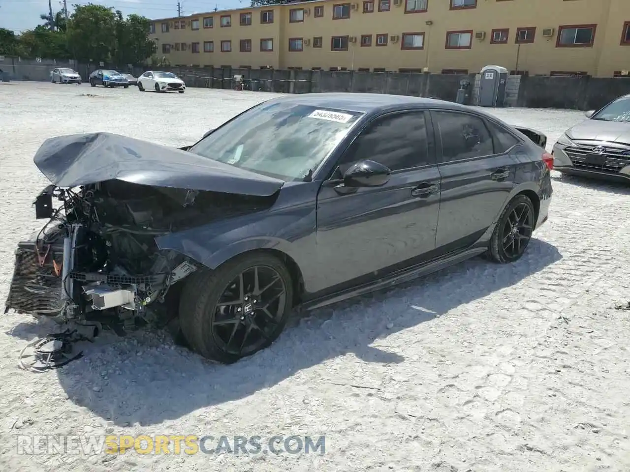 1 Photograph of a damaged car 2HGFE2F50PH564832 HONDA CIVIC 2023