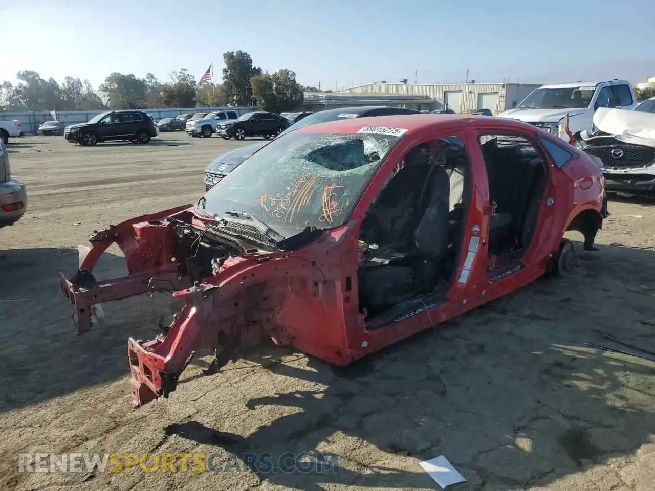 1 Photograph of a damaged car 2HGFE2F50PH569657 HONDA CIVIC 2023