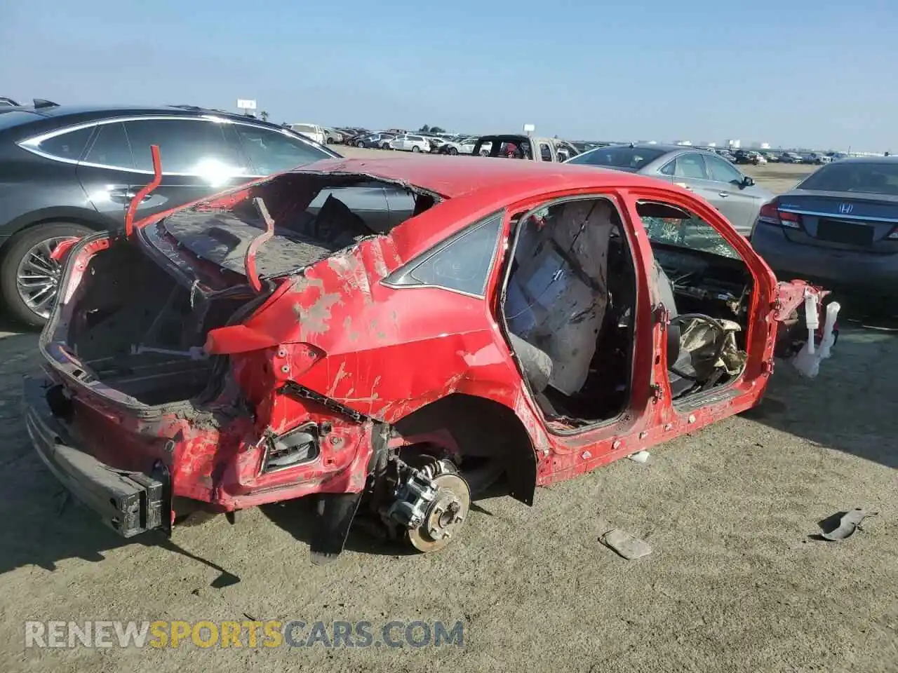 3 Photograph of a damaged car 2HGFE2F50PH569657 HONDA CIVIC 2023