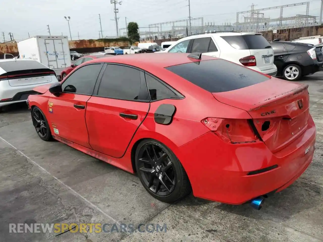 2 Photograph of a damaged car 2HGFE2F51PH508494 HONDA CIVIC 2023