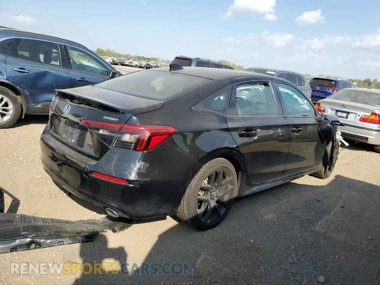 3 Photograph of a damaged car 2HGFE2F51PH514490 HONDA CIVIC 2023