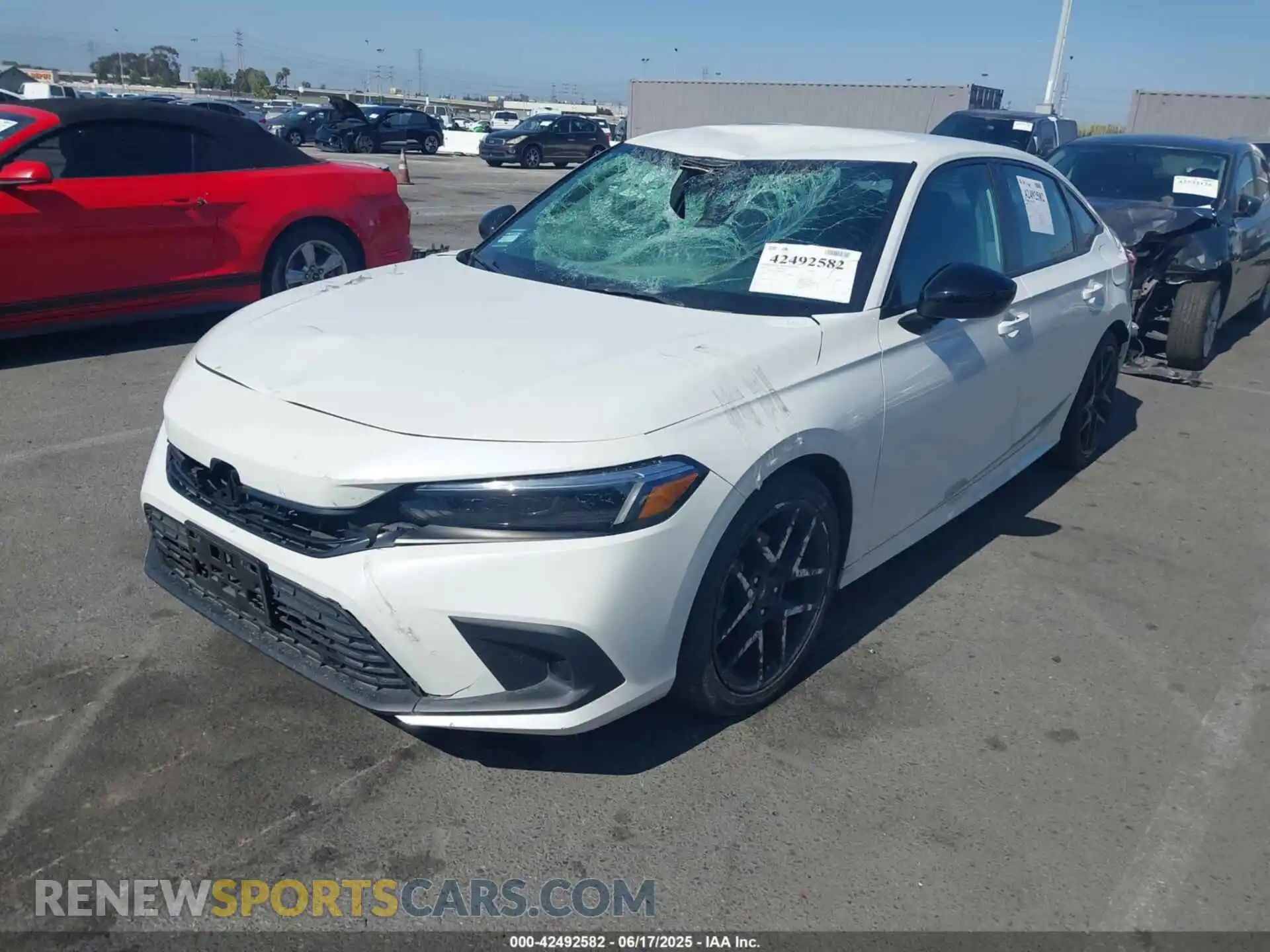 2 Photograph of a damaged car 2HGFE2F51PH563060 HONDA CIVIC 2023