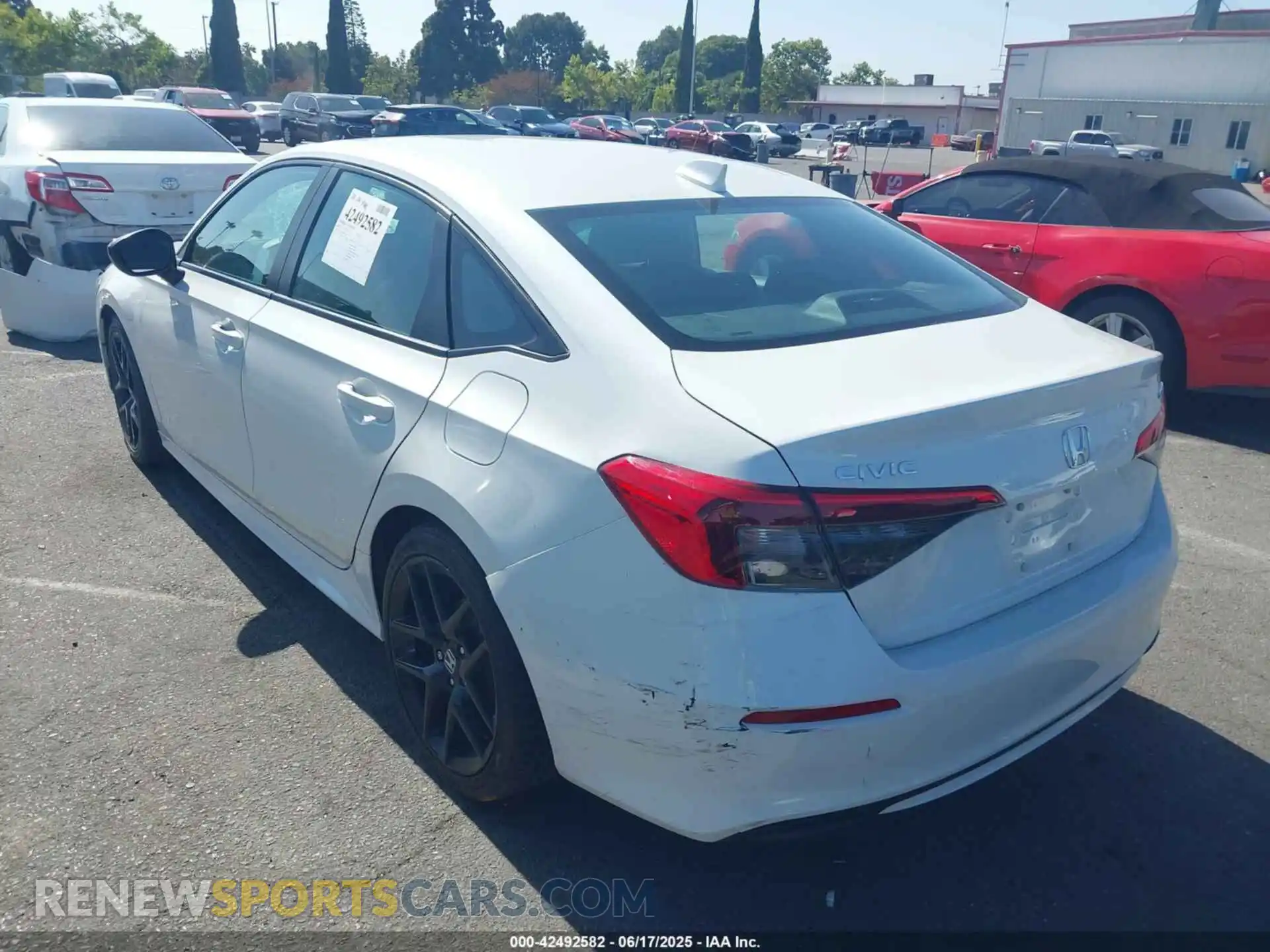 3 Photograph of a damaged car 2HGFE2F51PH563060 HONDA CIVIC 2023