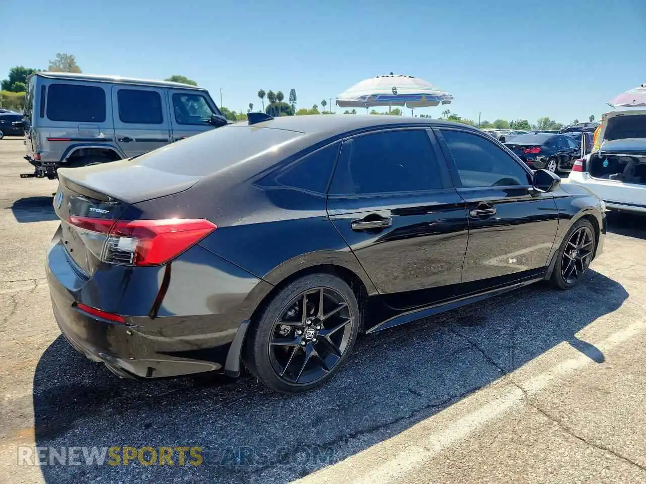 3 fotografías del automóvil dañado 2HGFE2F51PH569747 HONDA CIVIC 2023