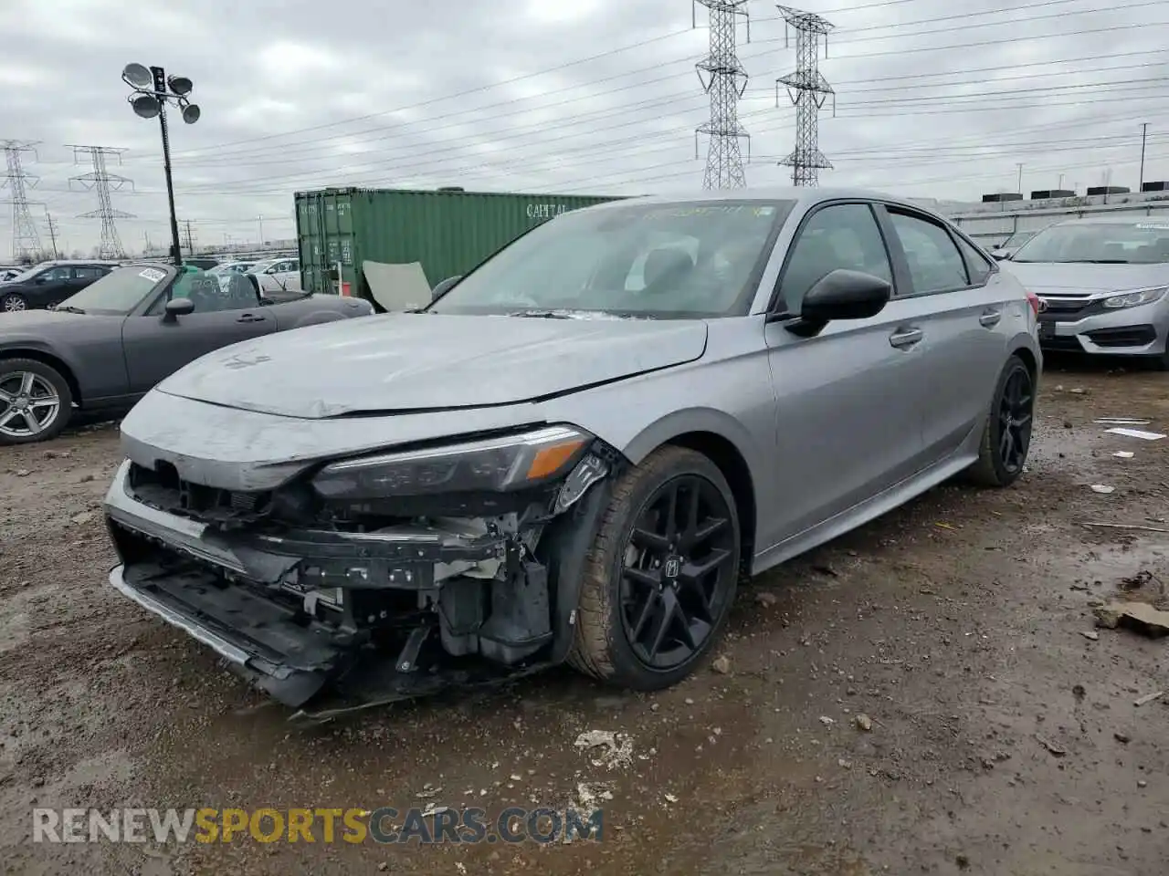 1 Photograph of a damaged car 2HGFE2F51PH572213 HONDA CIVIC 2023