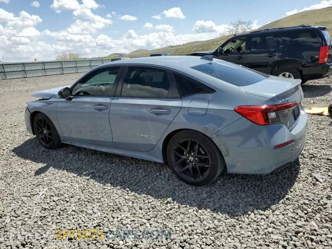 2 Photograph of a damaged car 2HGFE2F52PH505040 HONDA CIVIC 2023