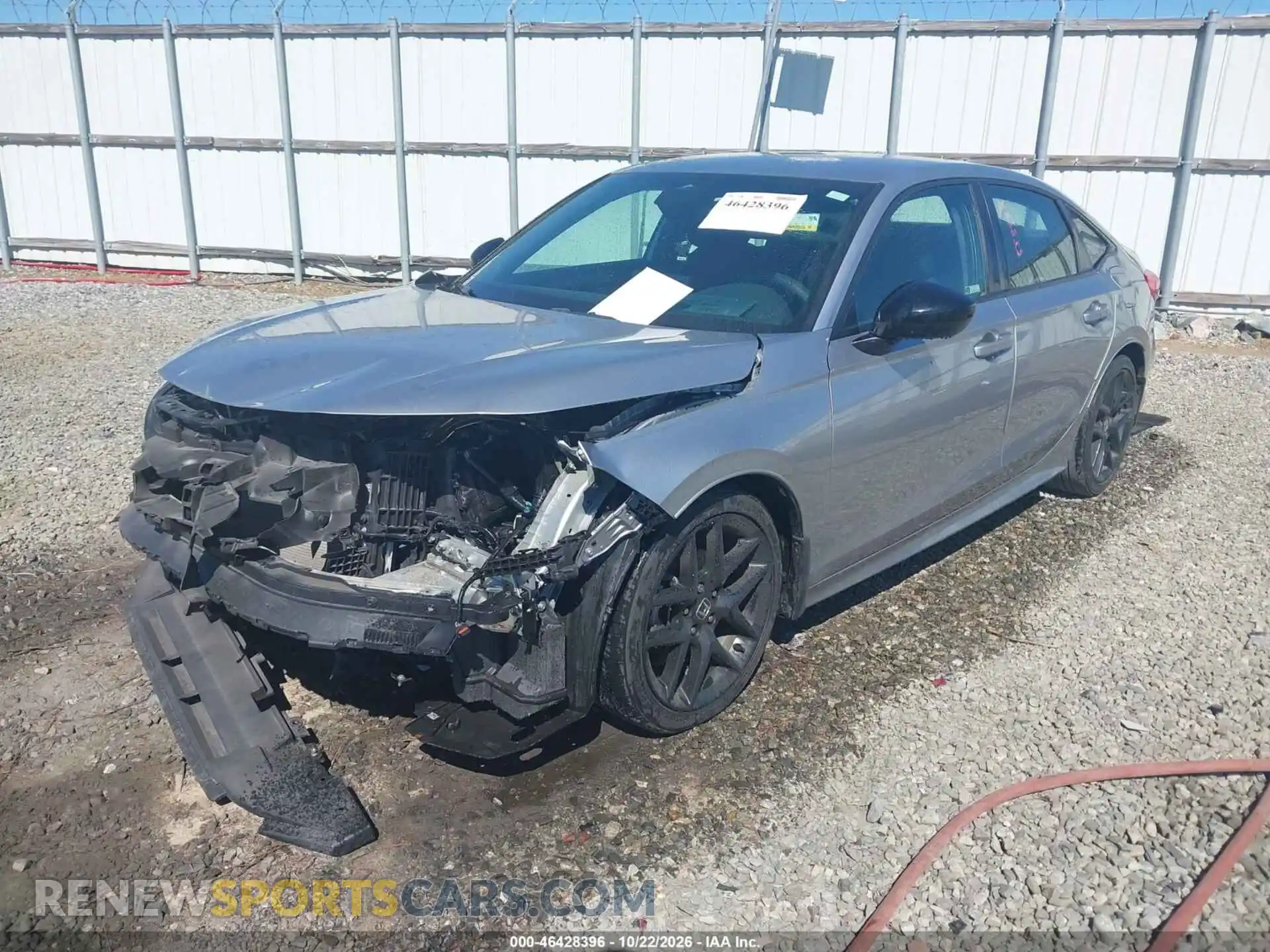 2 fotografías del automóvil dañado 2HGFE2F52PH517057 HONDA CIVIC 2023