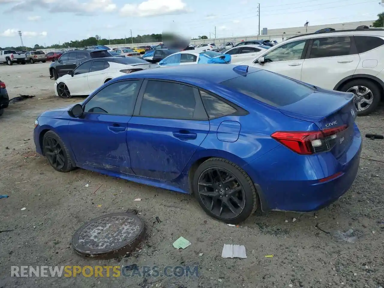 2 Photograph of a damaged car 2HGFE2F52PH520895 HONDA CIVIC 2023