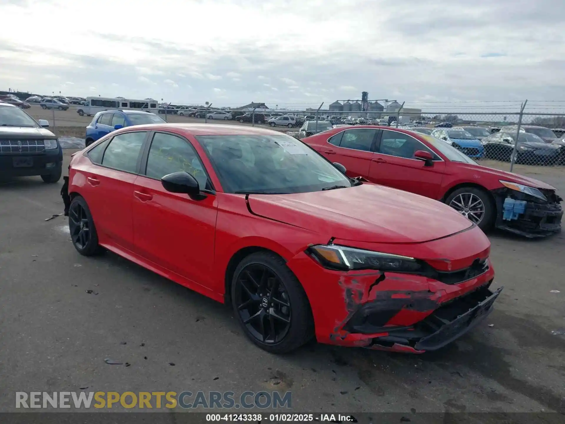 1 Photograph of a damaged car 2HGFE2F52PH571992 HONDA CIVIC 2023