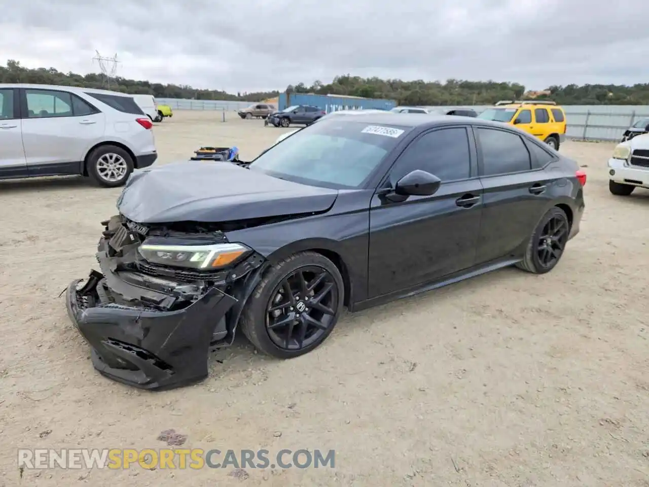 1 Photograph of a damaged car 2HGFE2F53PH516564 HONDA CIVIC 2023