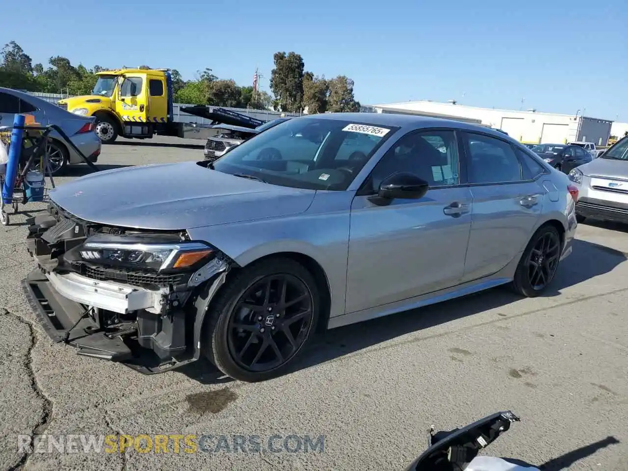1 Photograph of a damaged car 2HGFE2F53PH527449 HONDA CIVIC 2023