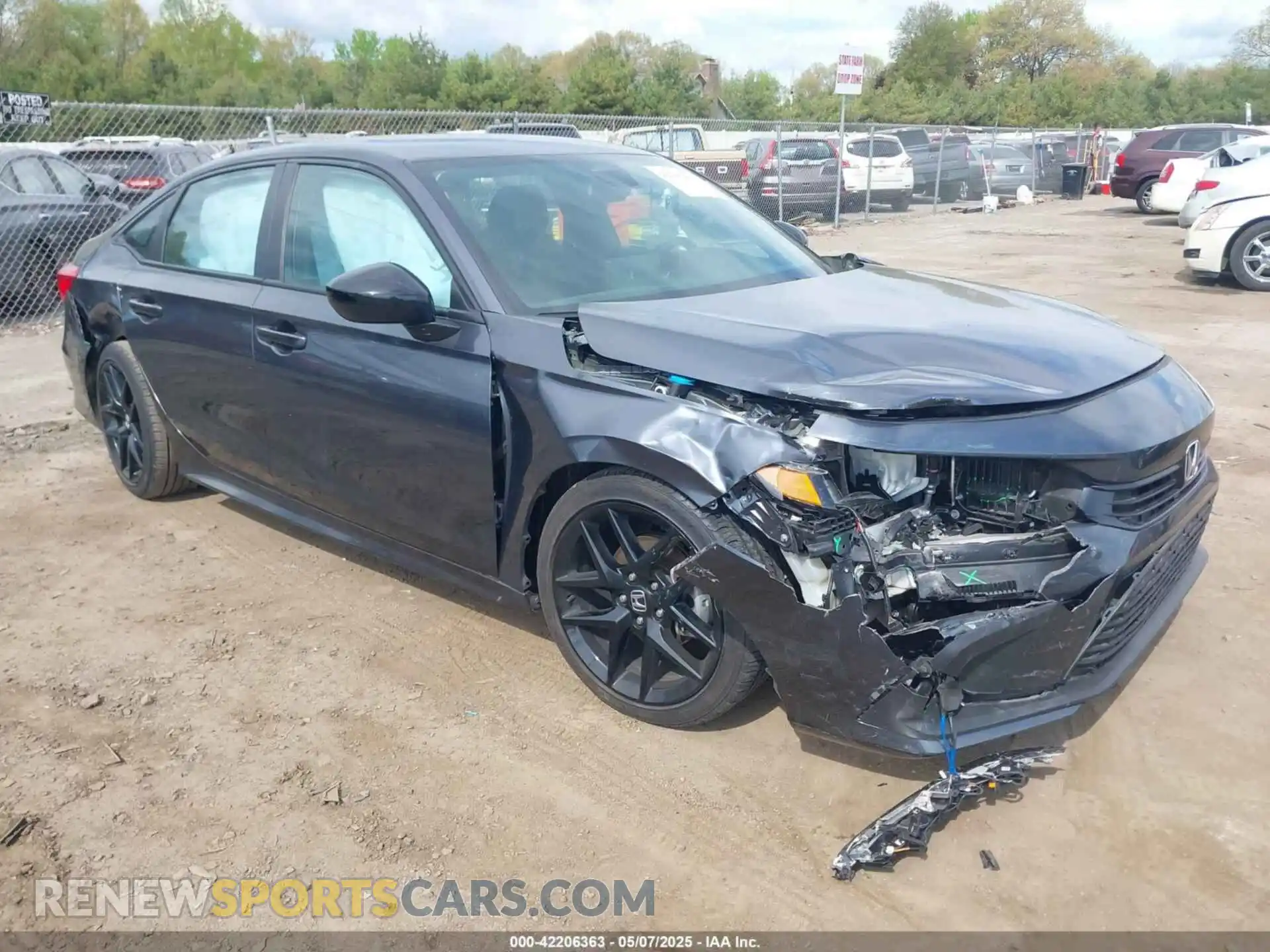 1 Photograph of a damaged car 2HGFE2F53PH542811 HONDA CIVIC 2023