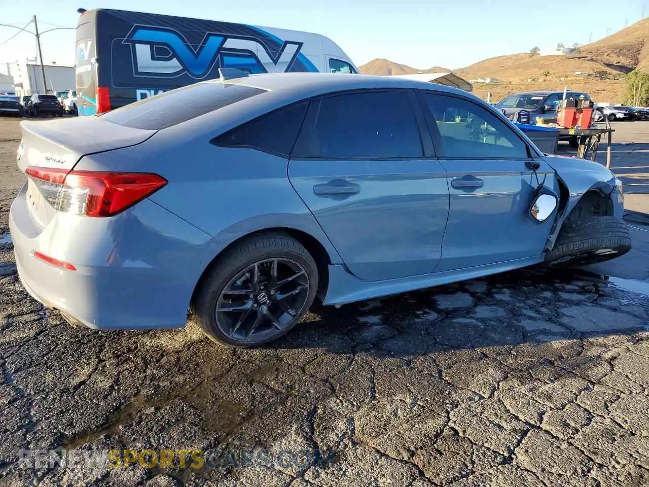 3 fotografías del automóvil dañado 2HGFE2F53PH557440 HONDA CIVIC 2023
