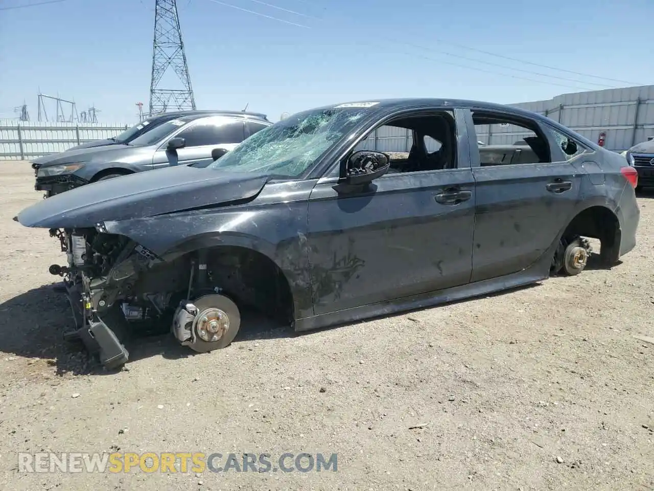 1 Photograph of a damaged car 2HGFE2F53PH558023 HONDA CIVIC 2023