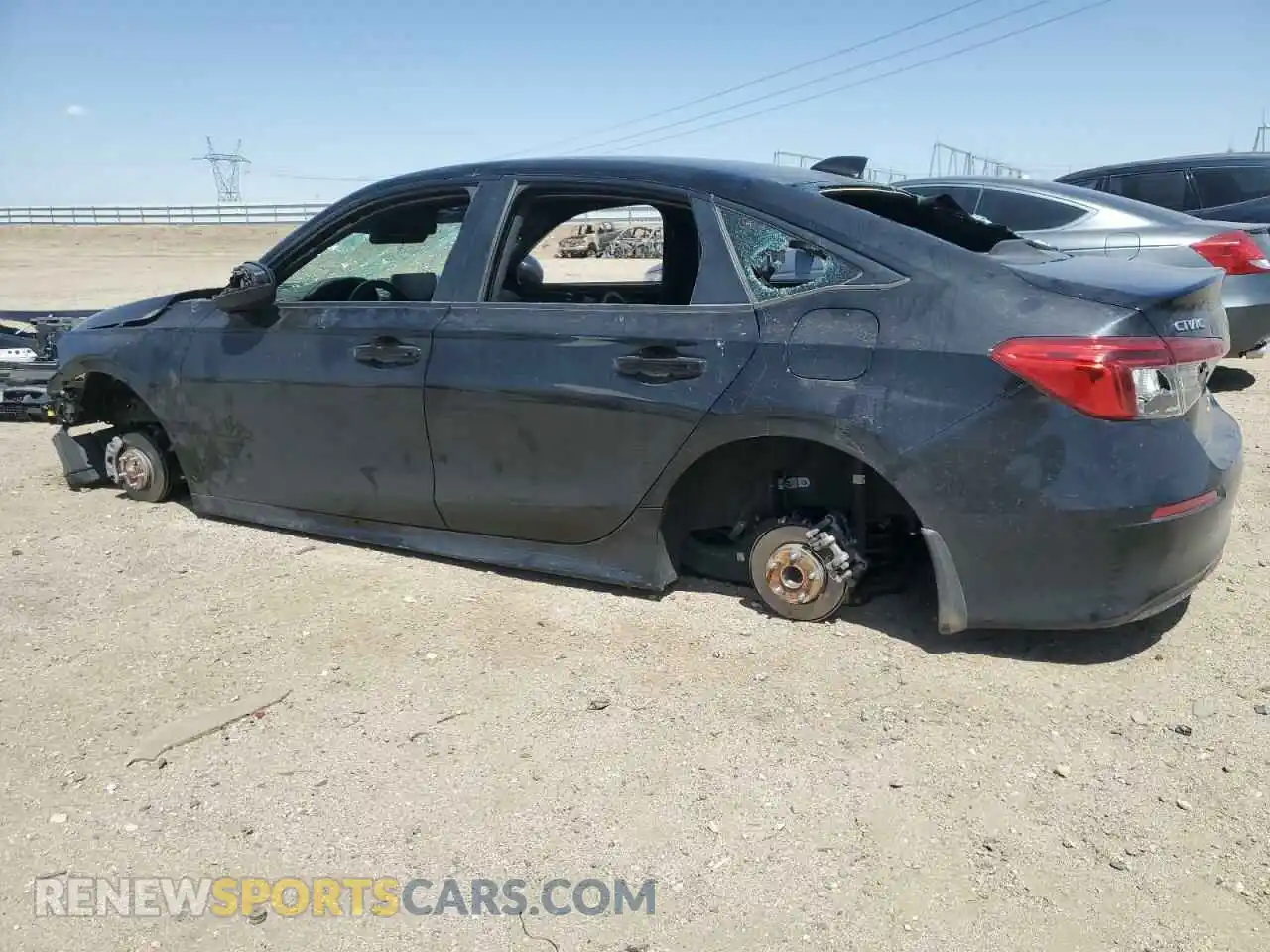 2 Photograph of a damaged car 2HGFE2F53PH558023 HONDA CIVIC 2023