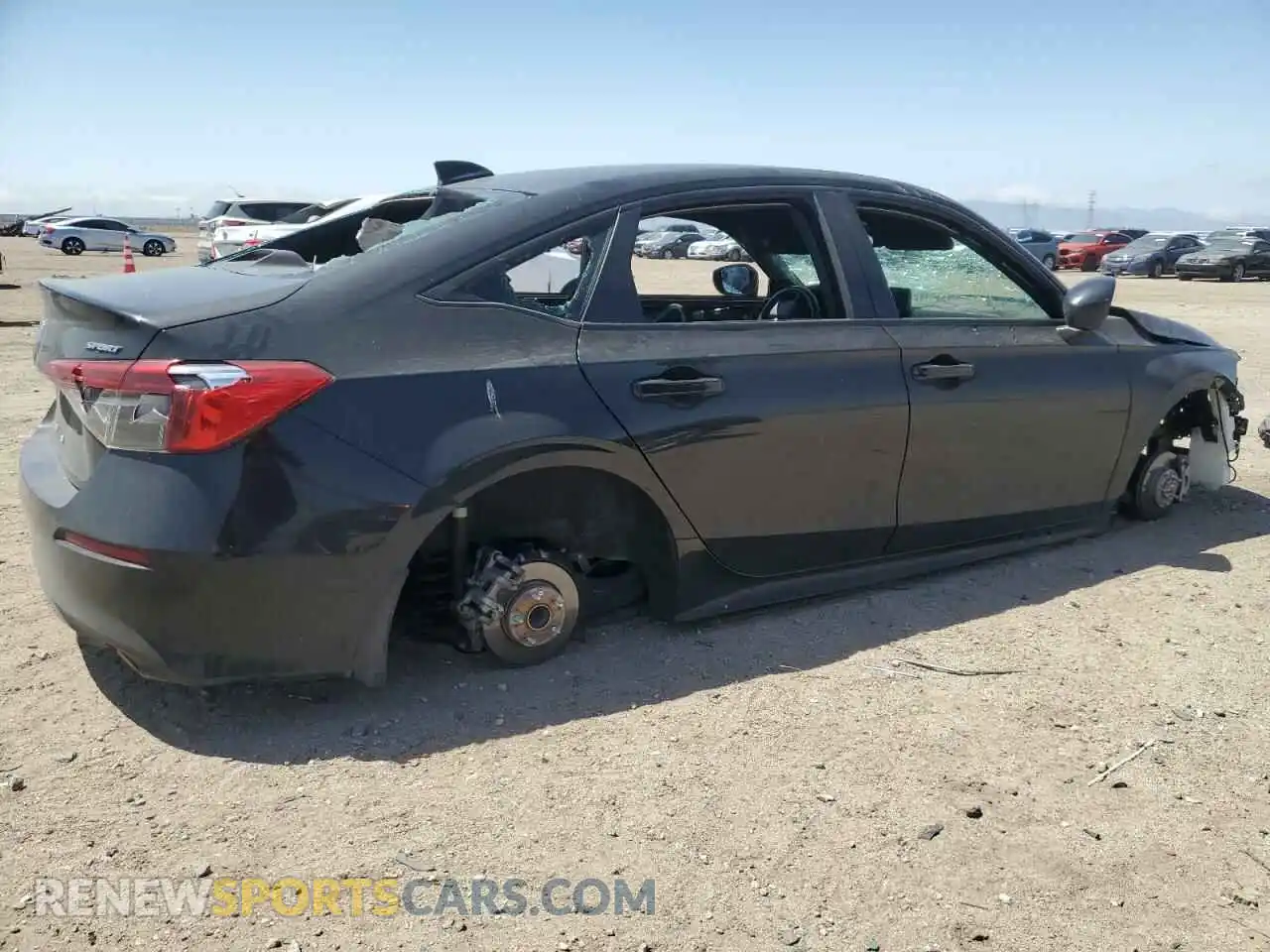 3 Photograph of a damaged car 2HGFE2F53PH558023 HONDA CIVIC 2023