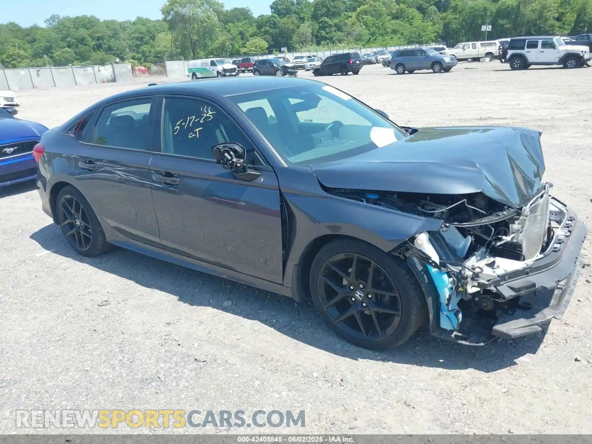1 Photograph of a damaged car 2HGFE2F54PH505704 HONDA CIVIC 2023