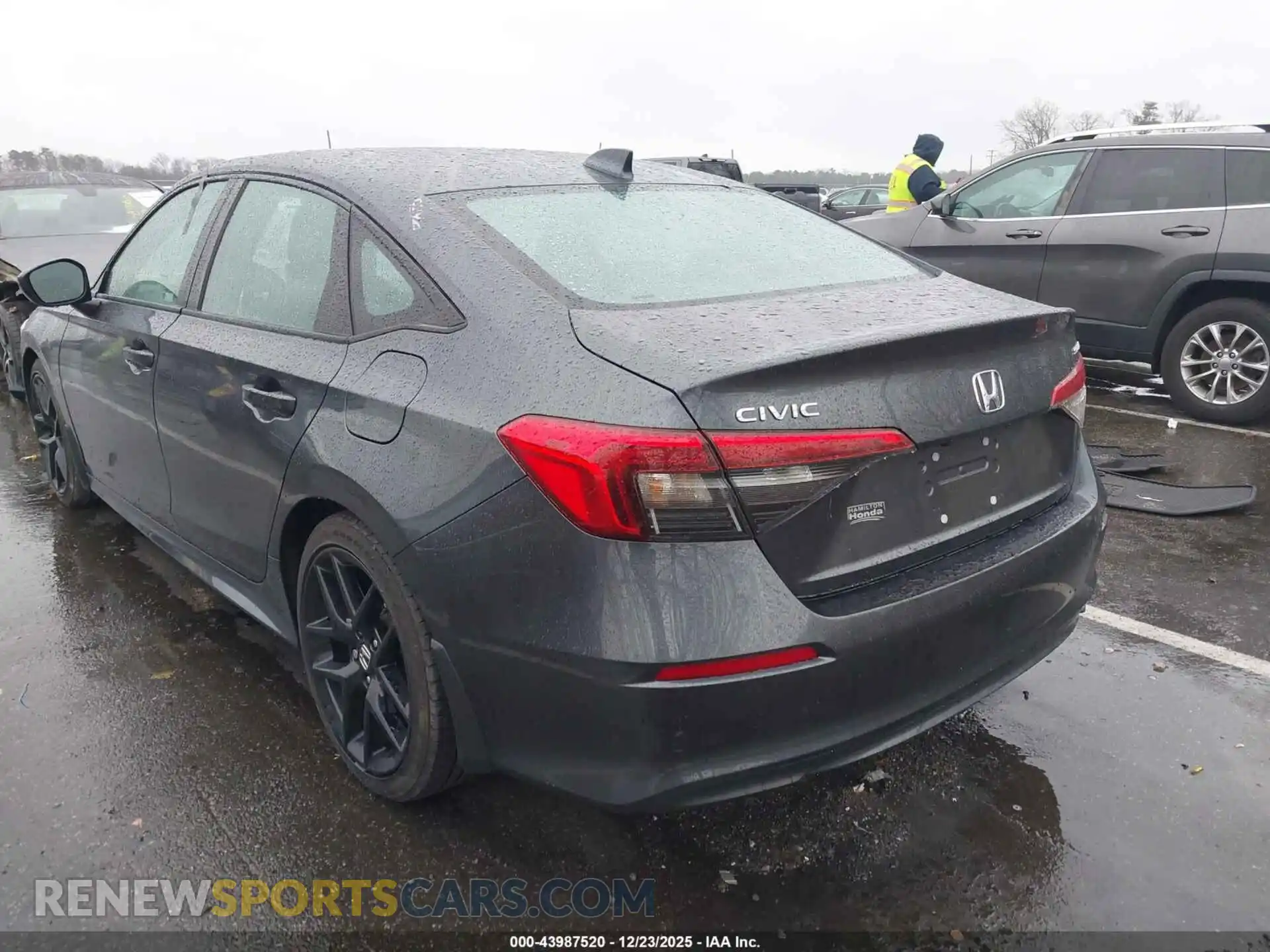 3 fotografías del automóvil dañado 2HGFE2F54PH512801 HONDA CIVIC 2023