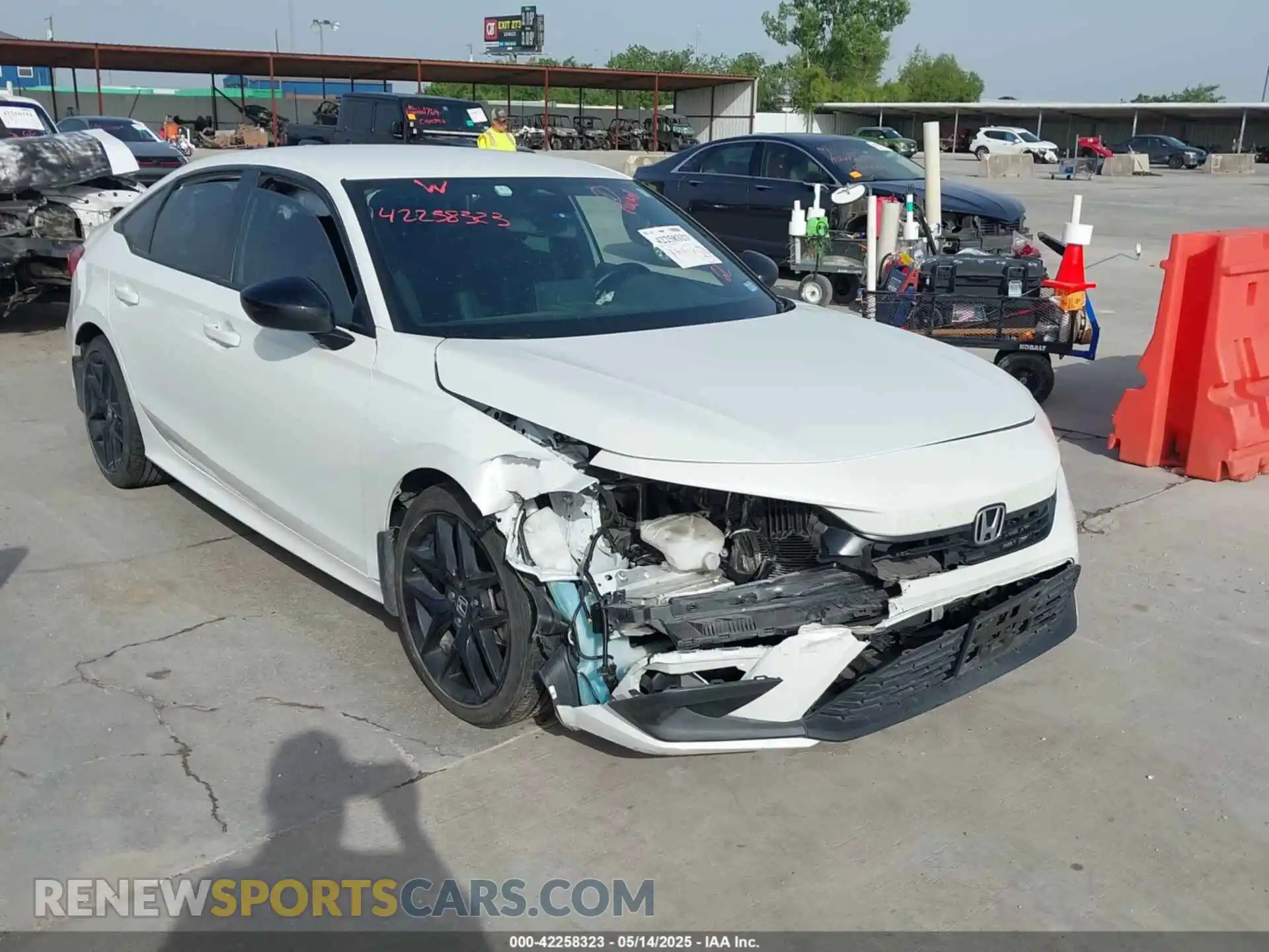 1 Photograph of a damaged car 2HGFE2F54PH521840 HONDA CIVIC 2023