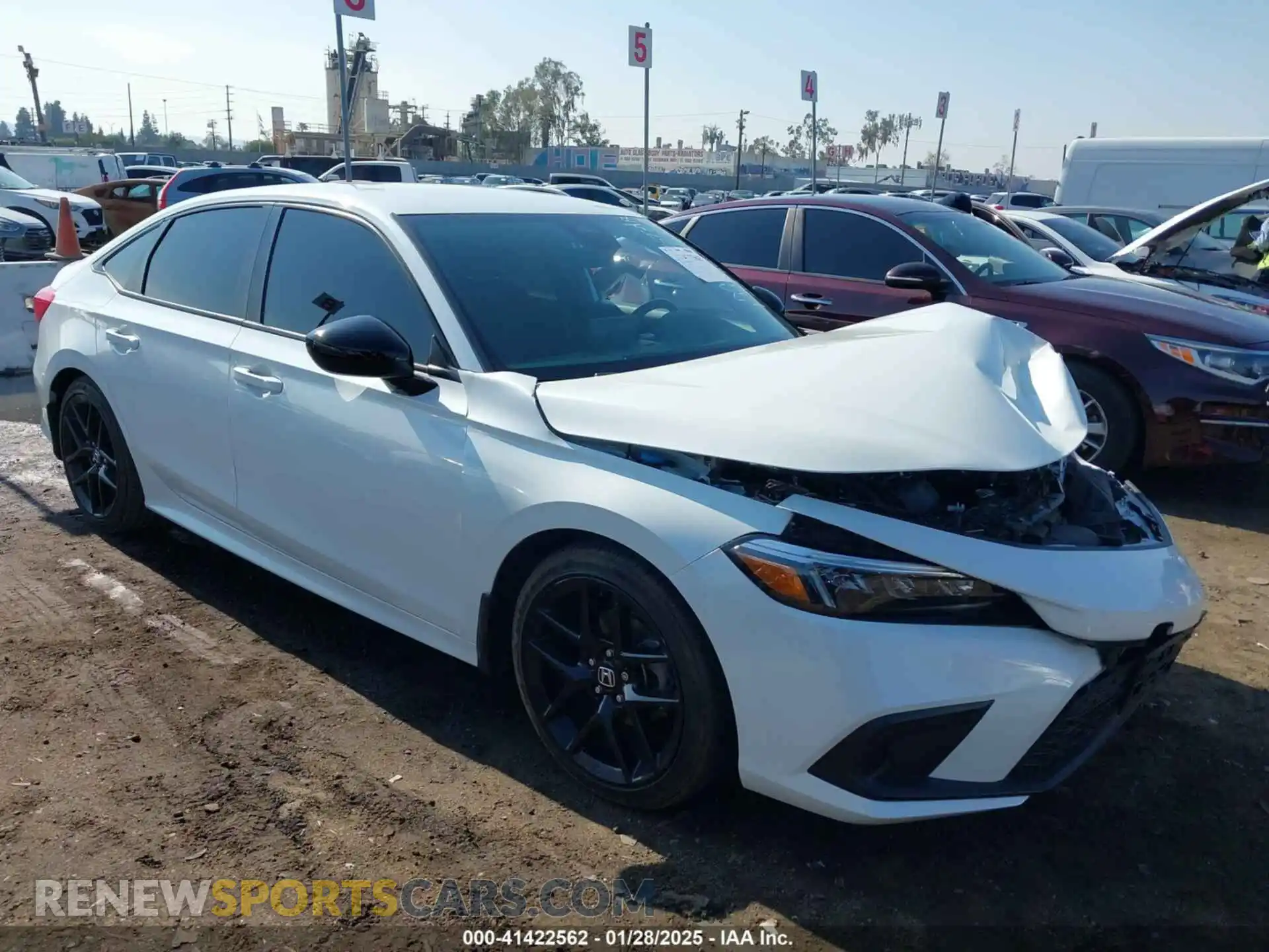 1 Photograph of a damaged car 2HGFE2F54PH525046 HONDA CIVIC 2023