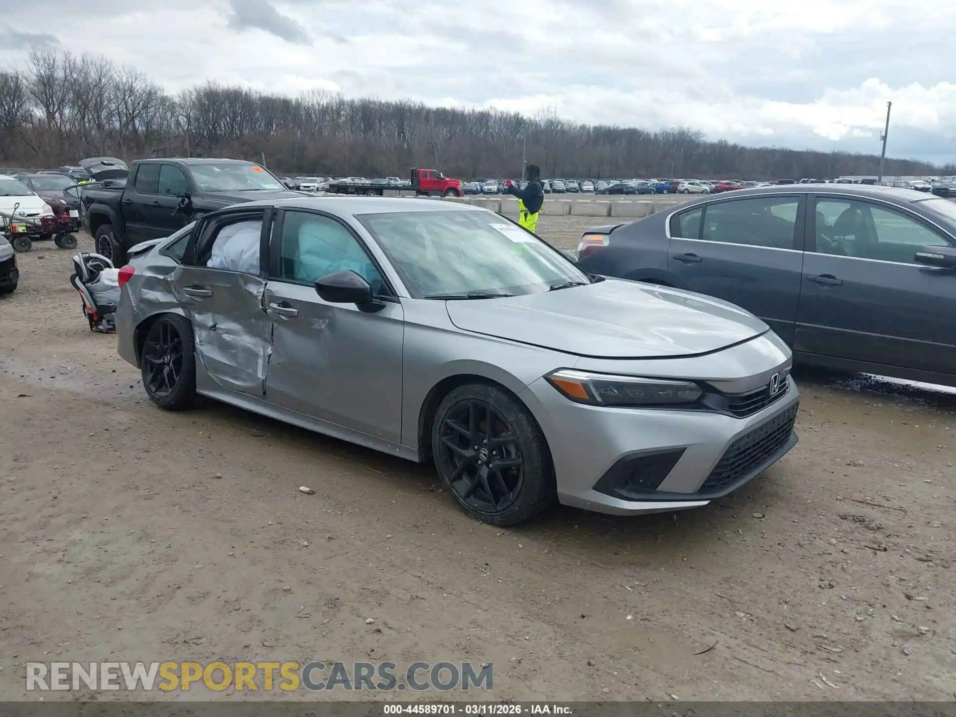 1 Photograph of a damaged car 2HGFE2F54PH525242 HONDA CIVIC 2023
