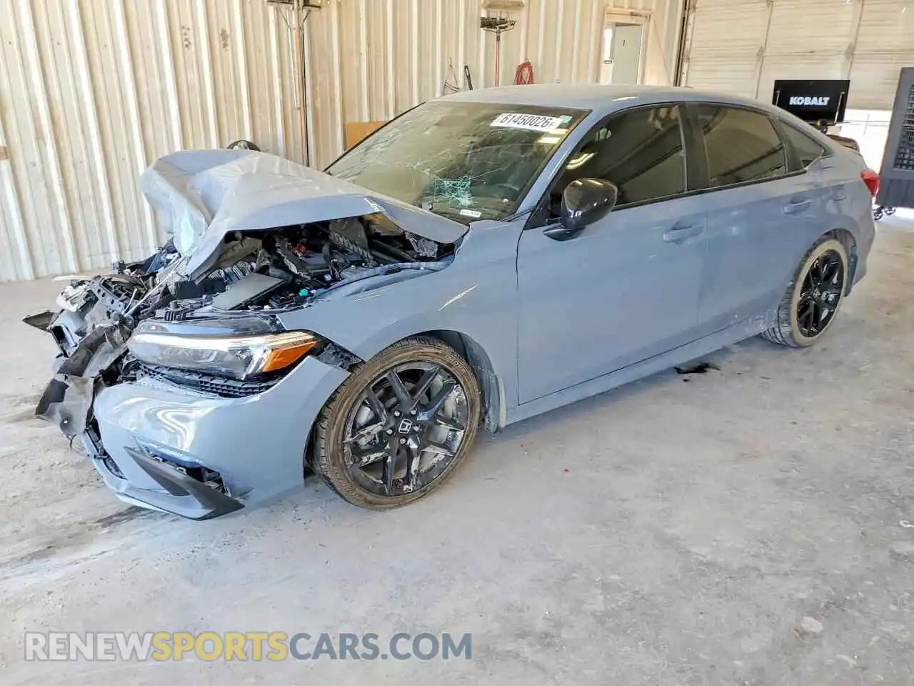 1 Photograph of a damaged car 2HGFE2F54PH527248 HONDA CIVIC 2023