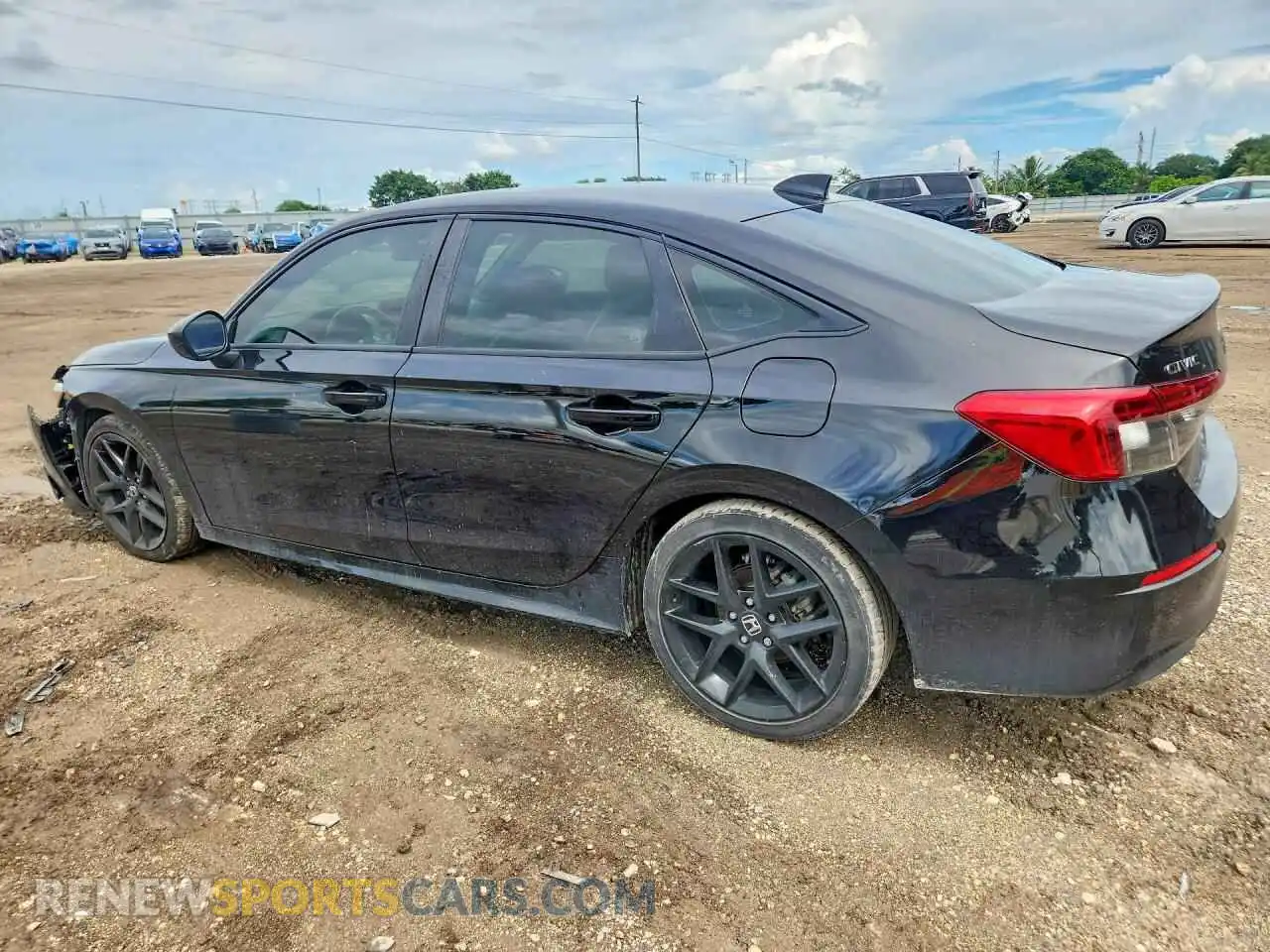 2 fotografías del automóvil dañado 2HGFE2F54PH534099 HONDA CIVIC 2023