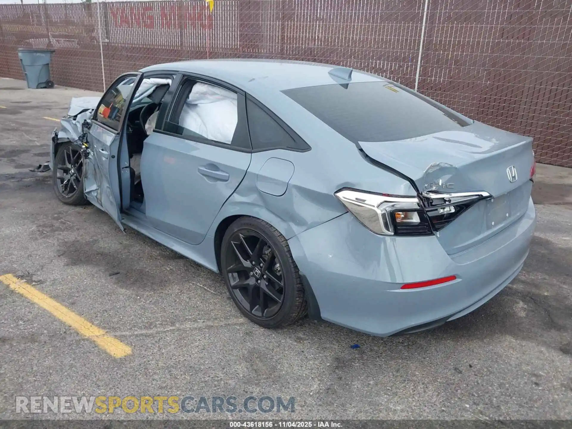 3 Photograph of a damaged car 2HGFE2F54PH543787 HONDA CIVIC 2023