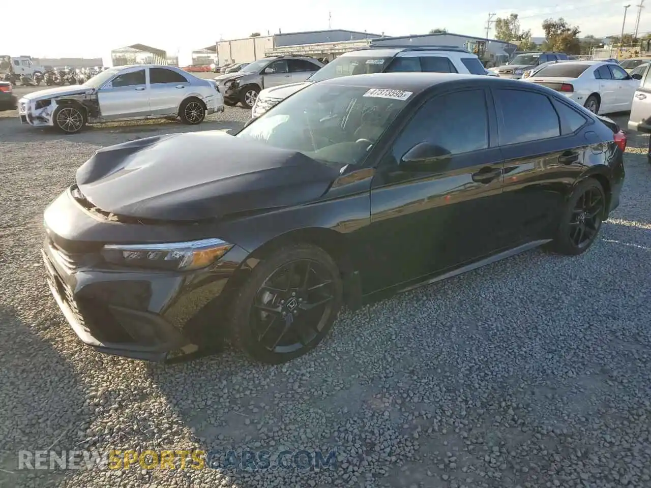 1 Photograph of a damaged car 2HGFE2F54PH550805 HONDA CIVIC 2023