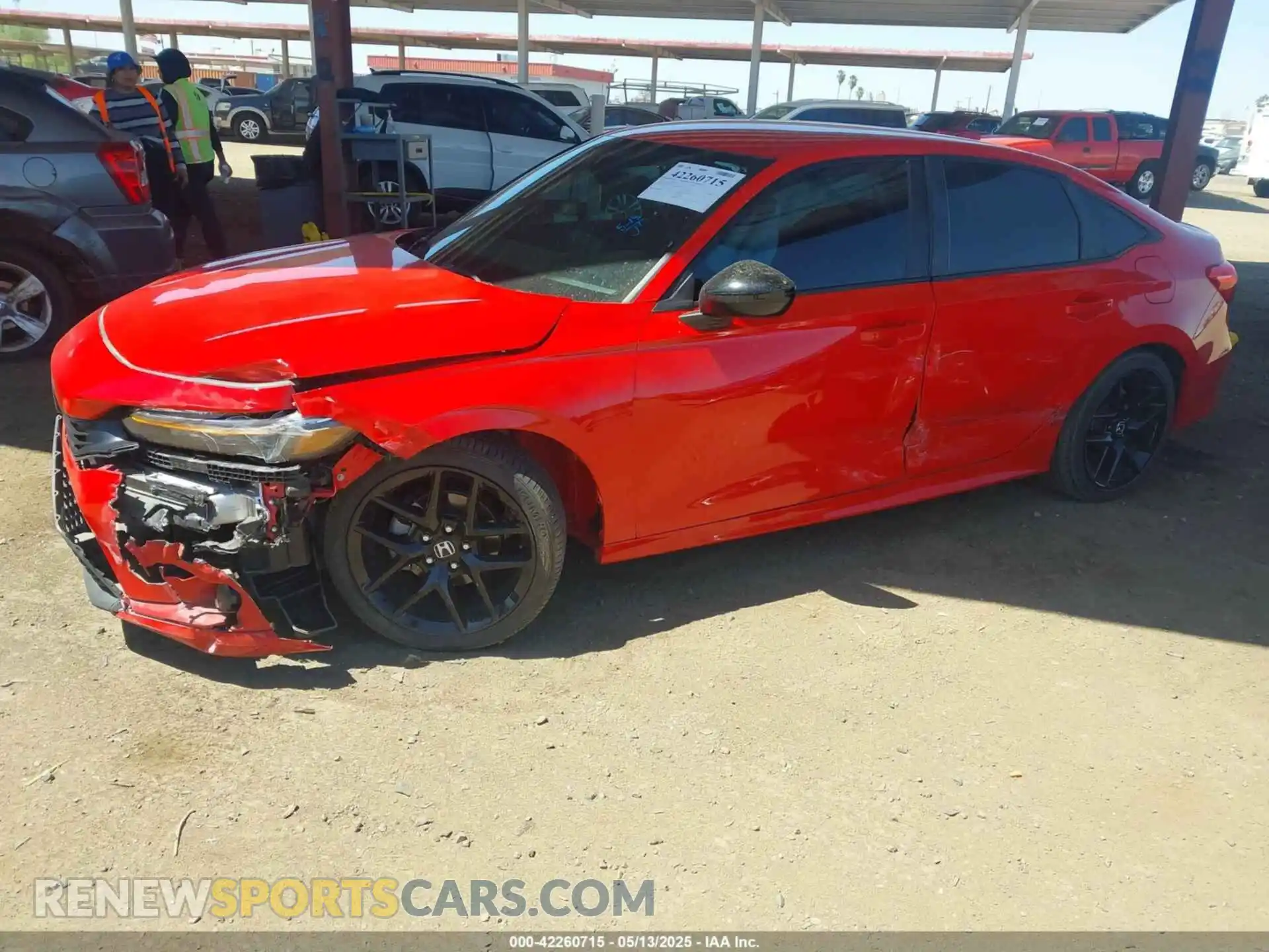 2 Photograph of a damaged car 2HGFE2F54PH551906 HONDA CIVIC 2023
