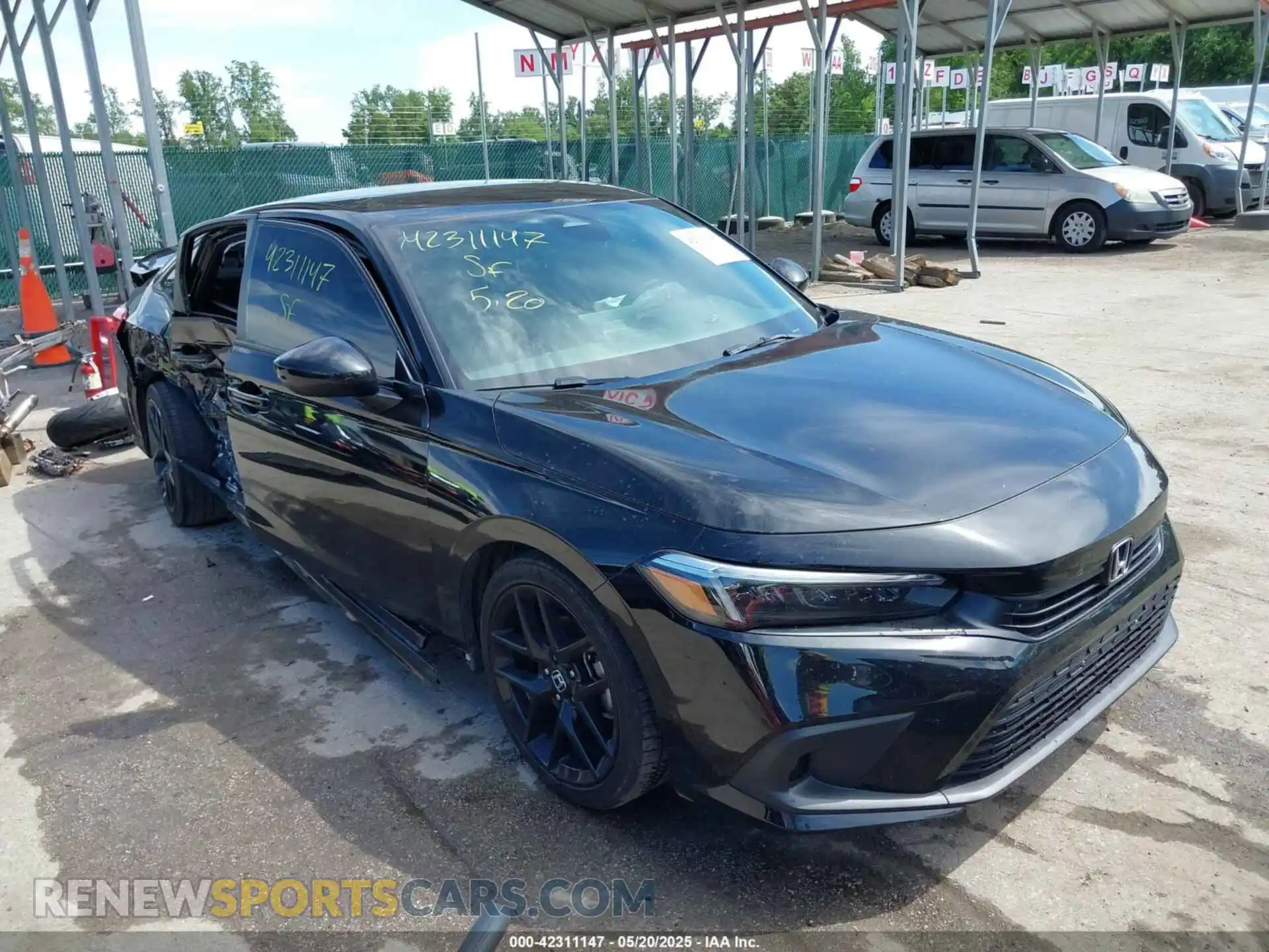 1 fotografías del automóvil dañado 2HGFE2F54PH558774 HONDA CIVIC 2023