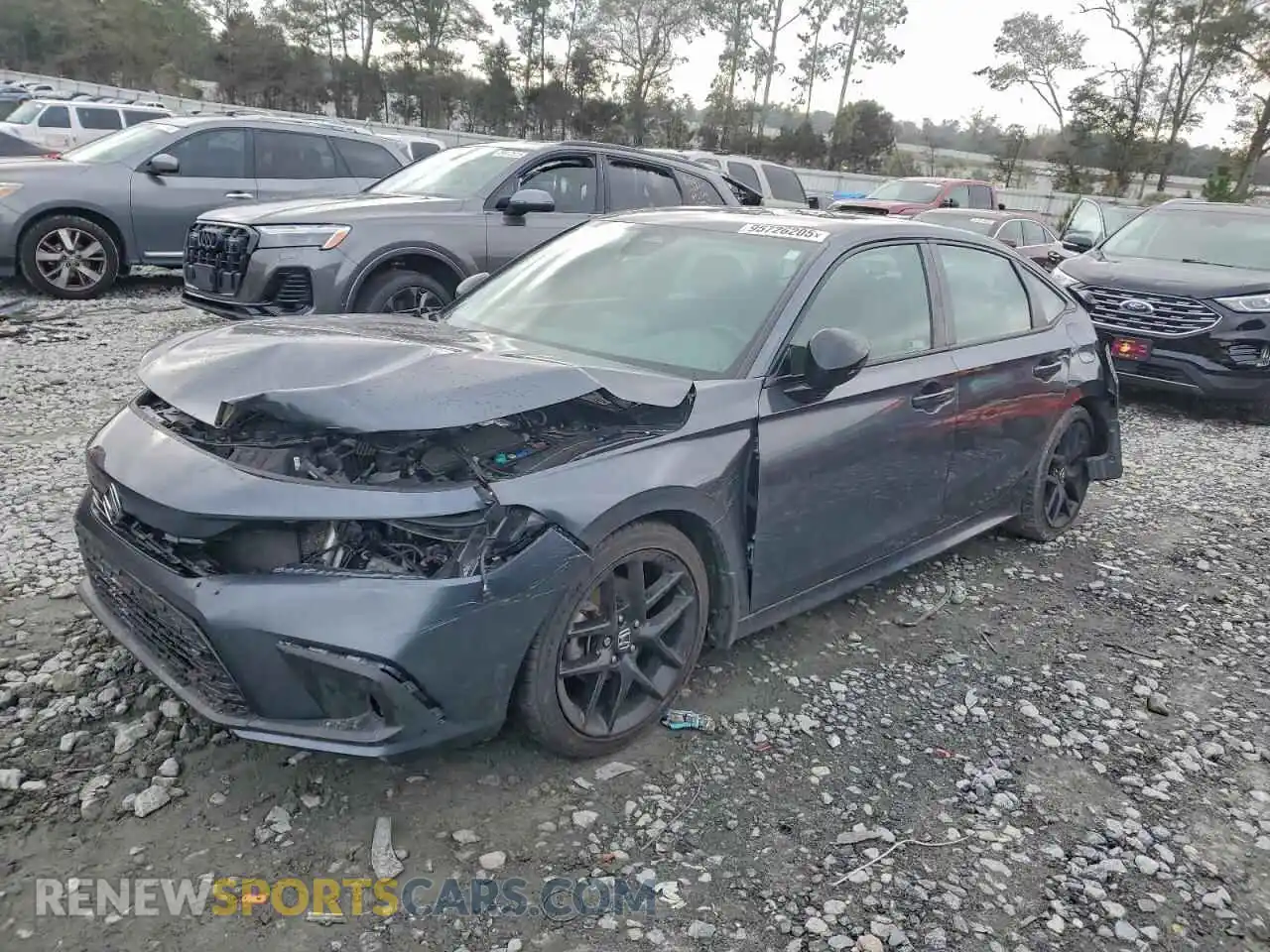 1 Photograph of a damaged car 2HGFE2F54PH558998 HONDA CIVIC 2023