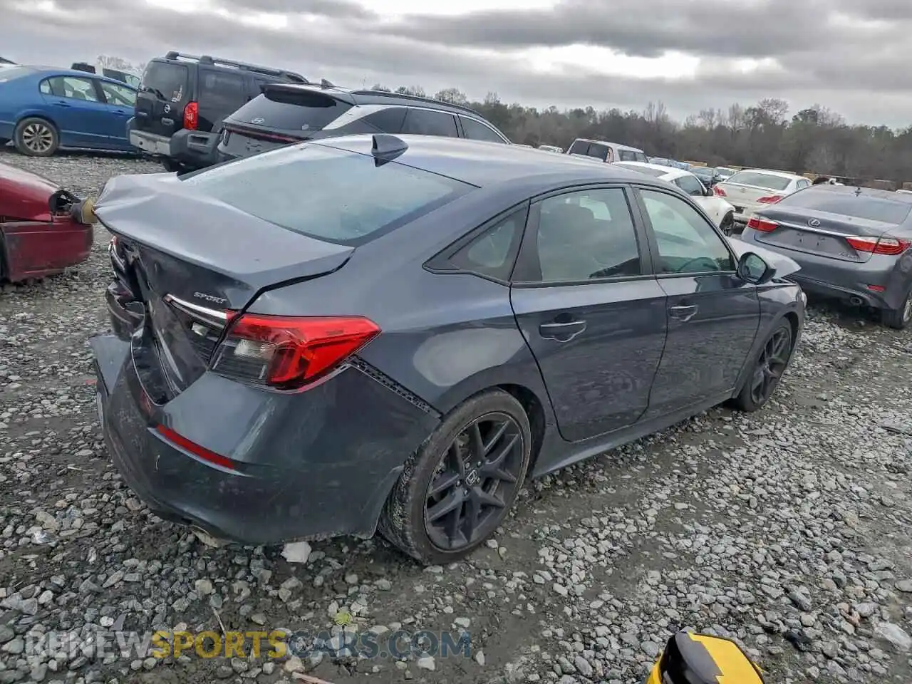 3 Photograph of a damaged car 2HGFE2F54PH558998 HONDA CIVIC 2023