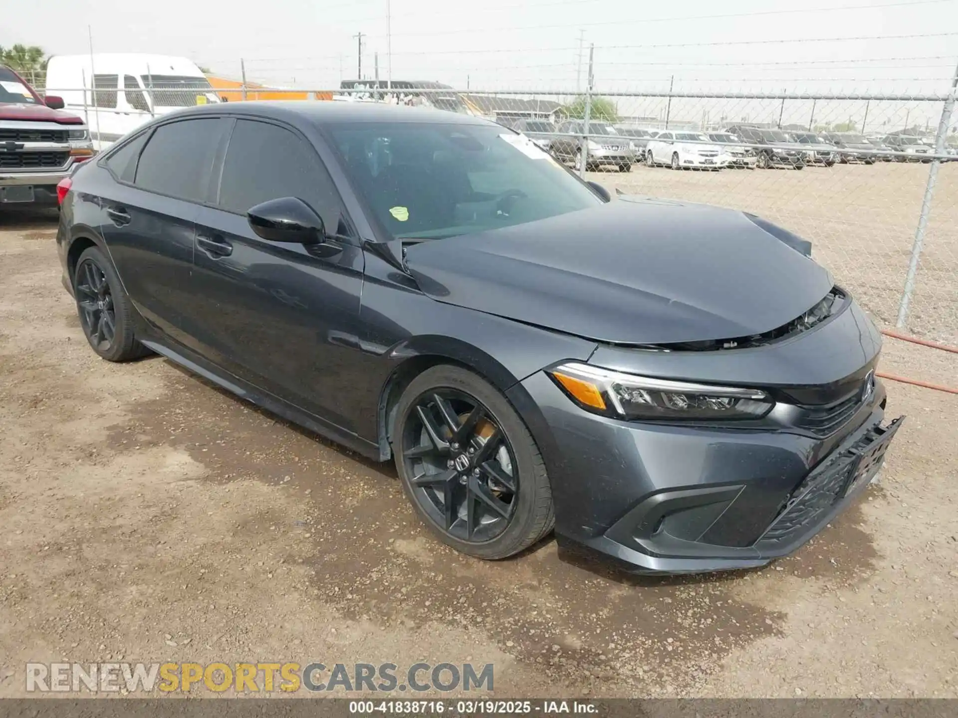 1 Photograph of a damaged car 2HGFE2F54PH570052 HONDA CIVIC 2023
