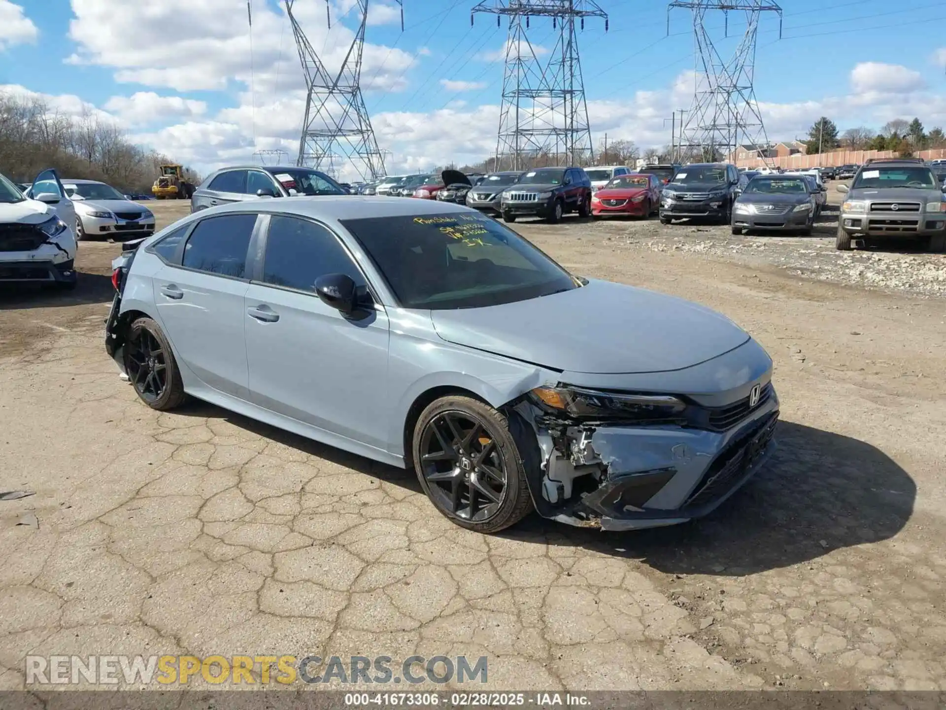 1 Photograph of a damaged car 2HGFE2F54PH570262 HONDA CIVIC 2023