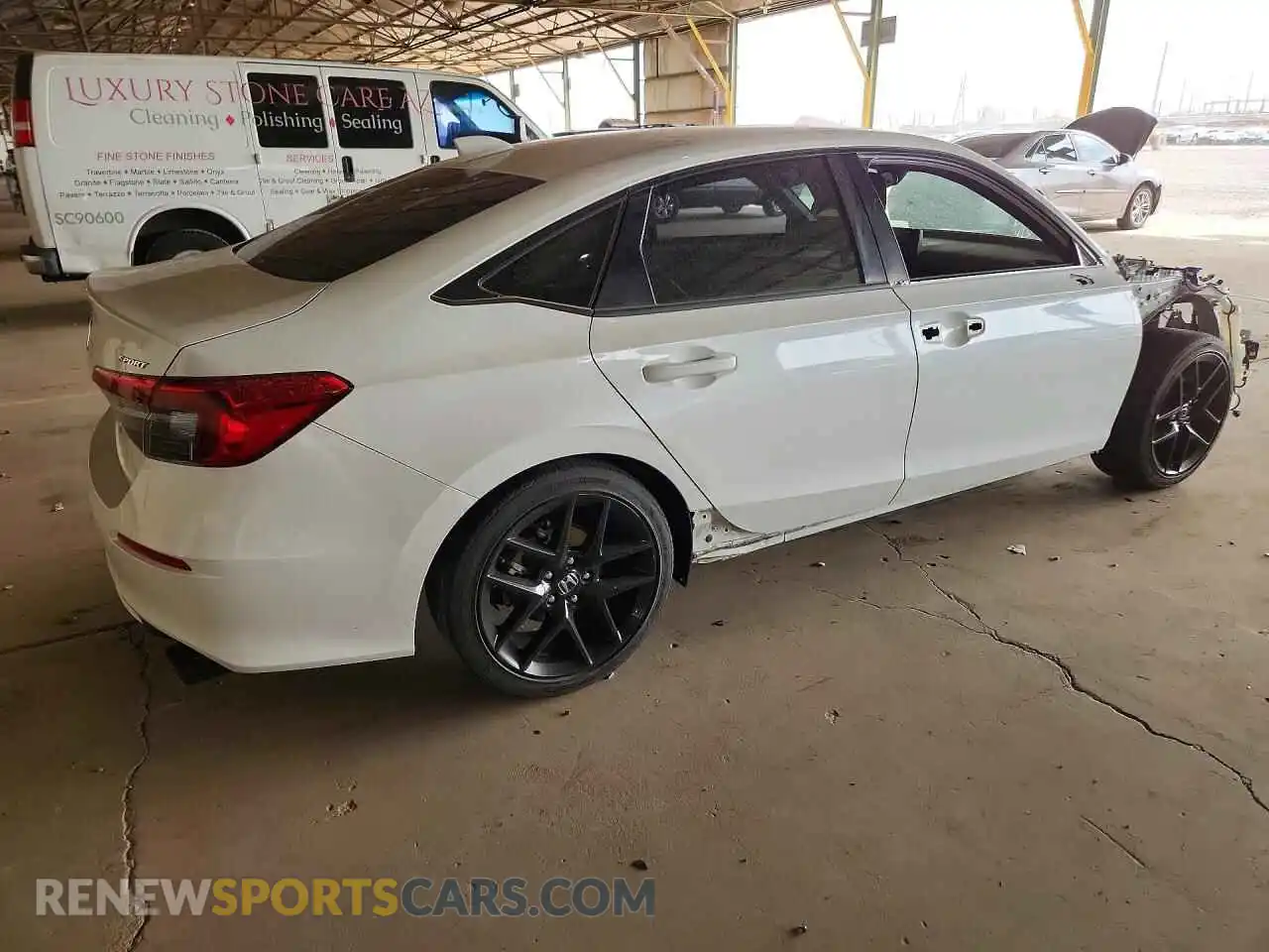 3 fotografías del automóvil dañado 2HGFE2F55PH508367 HONDA CIVIC 2023